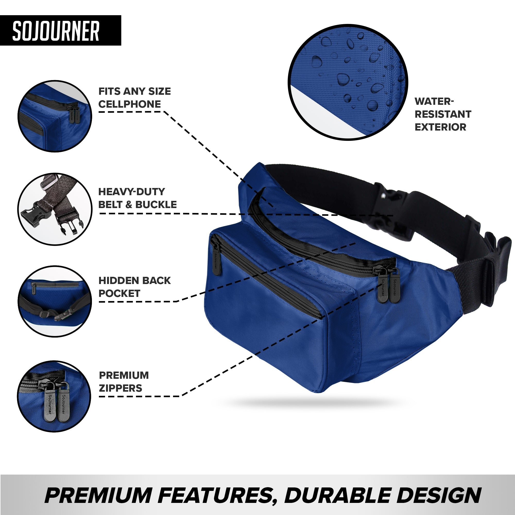 Fanny Pack (Solids) - OVERLANDERS Outfitter