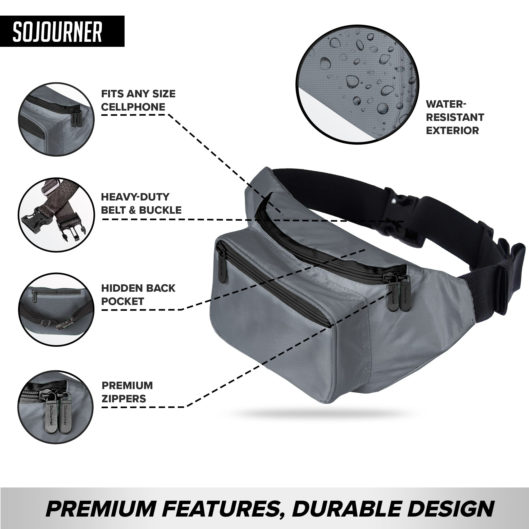 Fanny Pack (Solids) - OVERLANDERS Outfitter