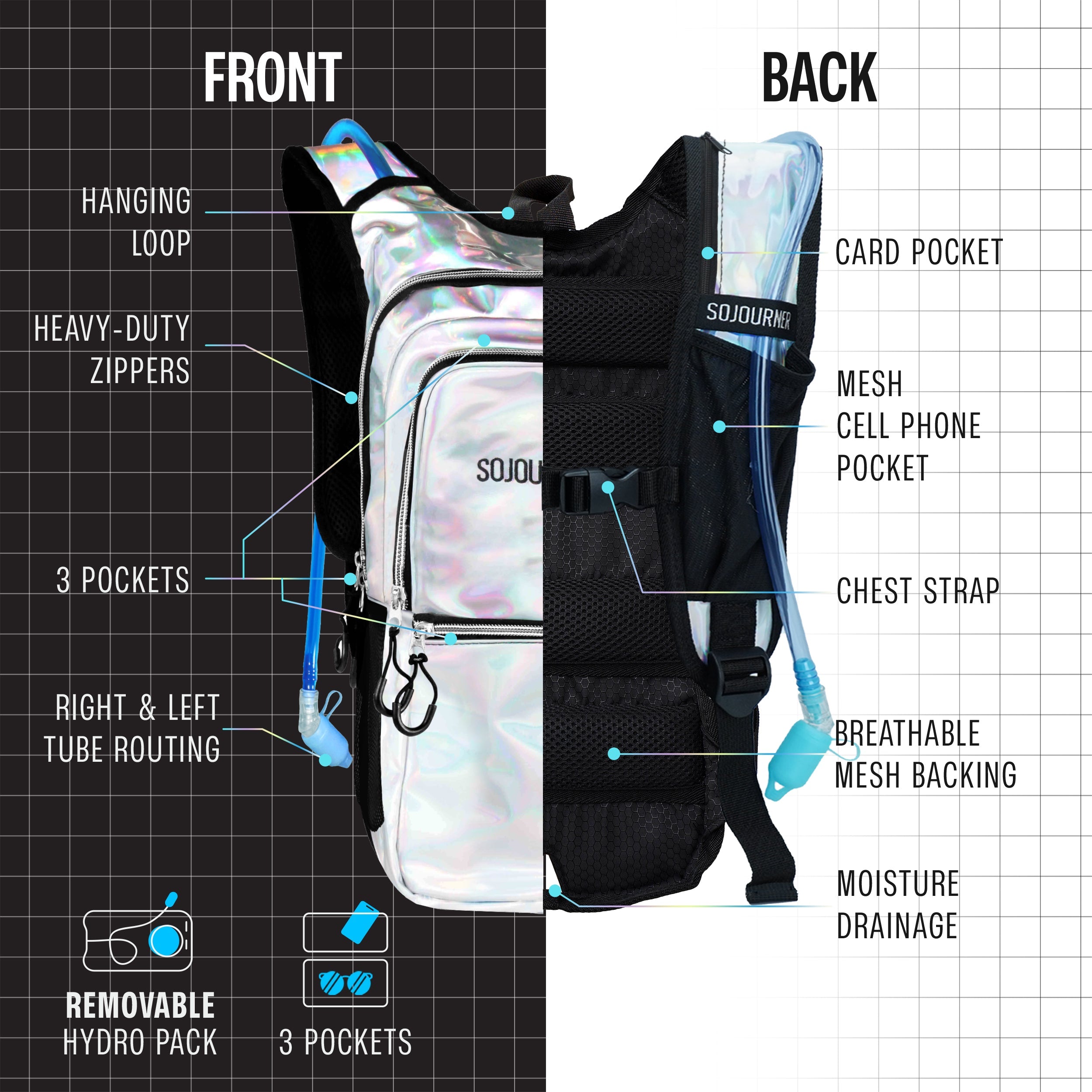 Hydration Pack Backpack (Medium) - OVERLANDERS Outfitter