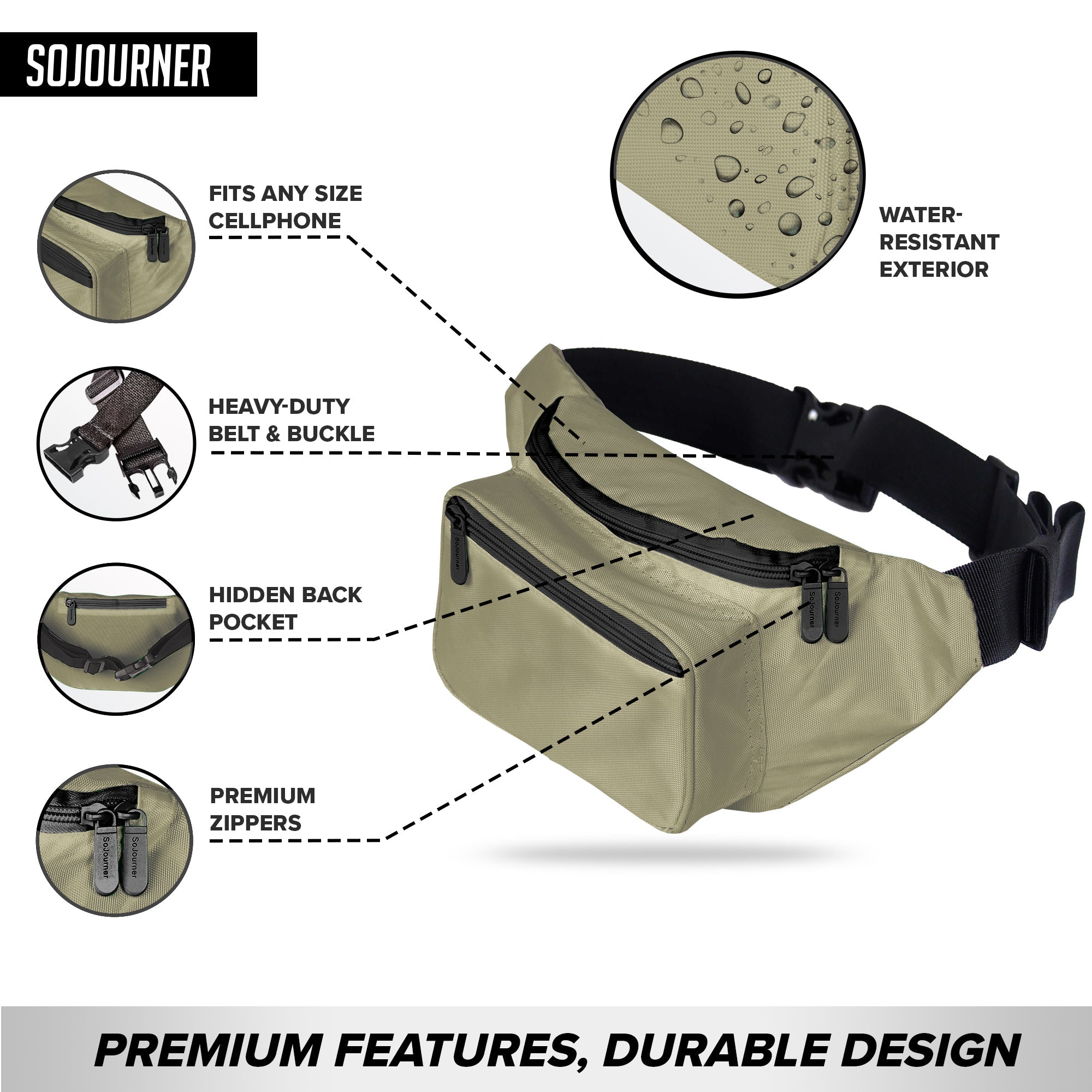 Fanny Pack (Solids) - OVERLANDERS Outfitter