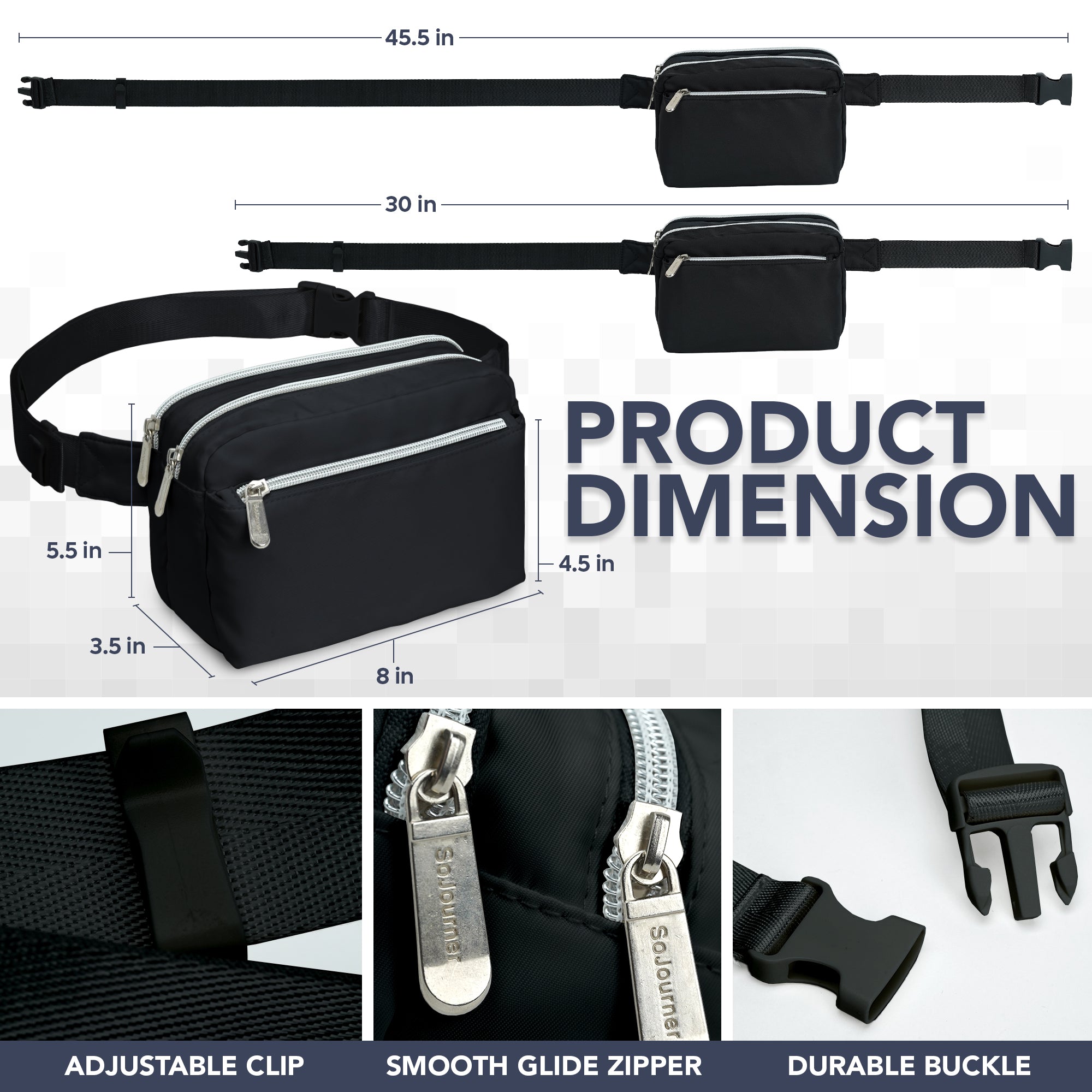 Fanny Pack (3 Pocket) - OVERLANDERS Outfitter