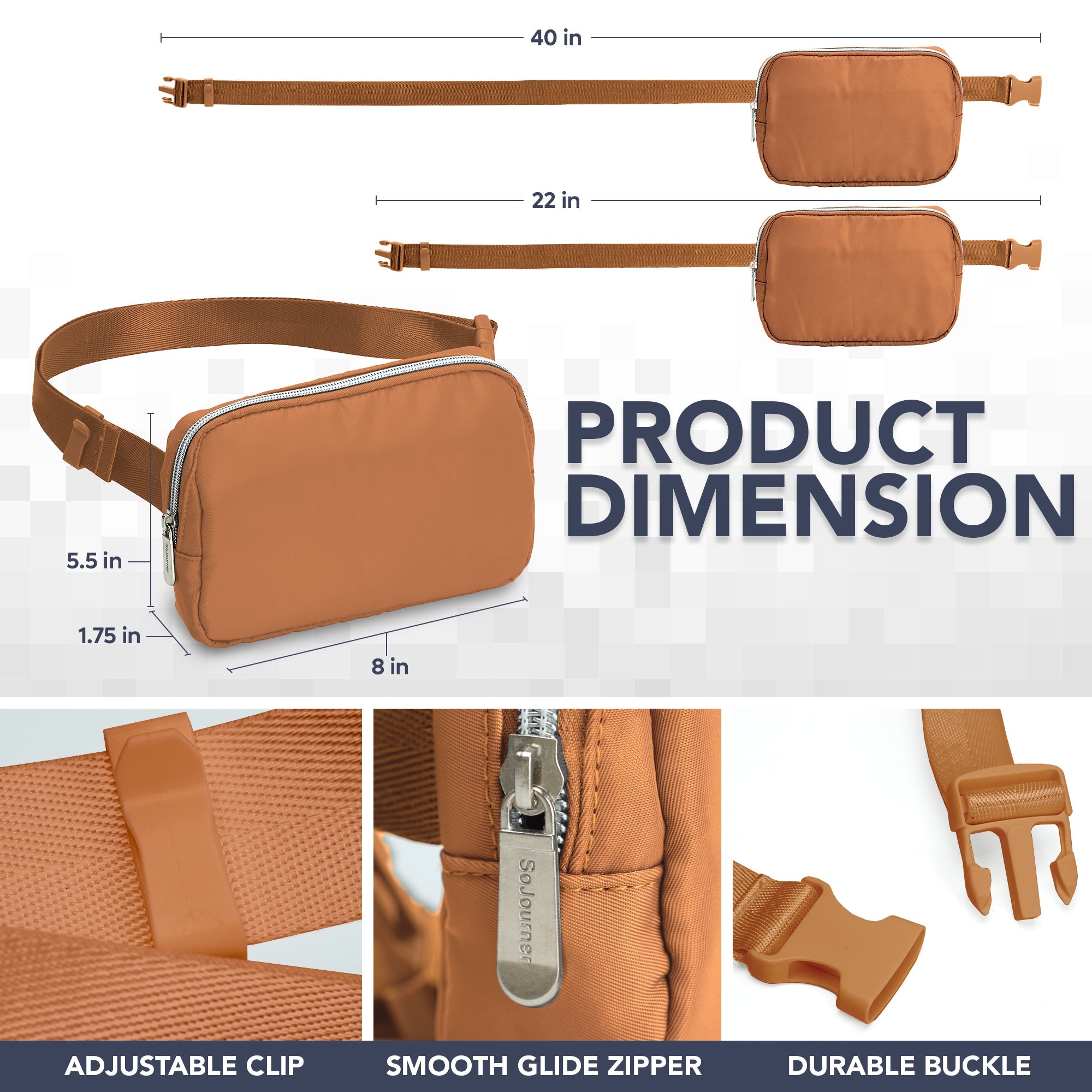 Fanny Pack (1 Pocket) - OVERLANDERS Outfitter