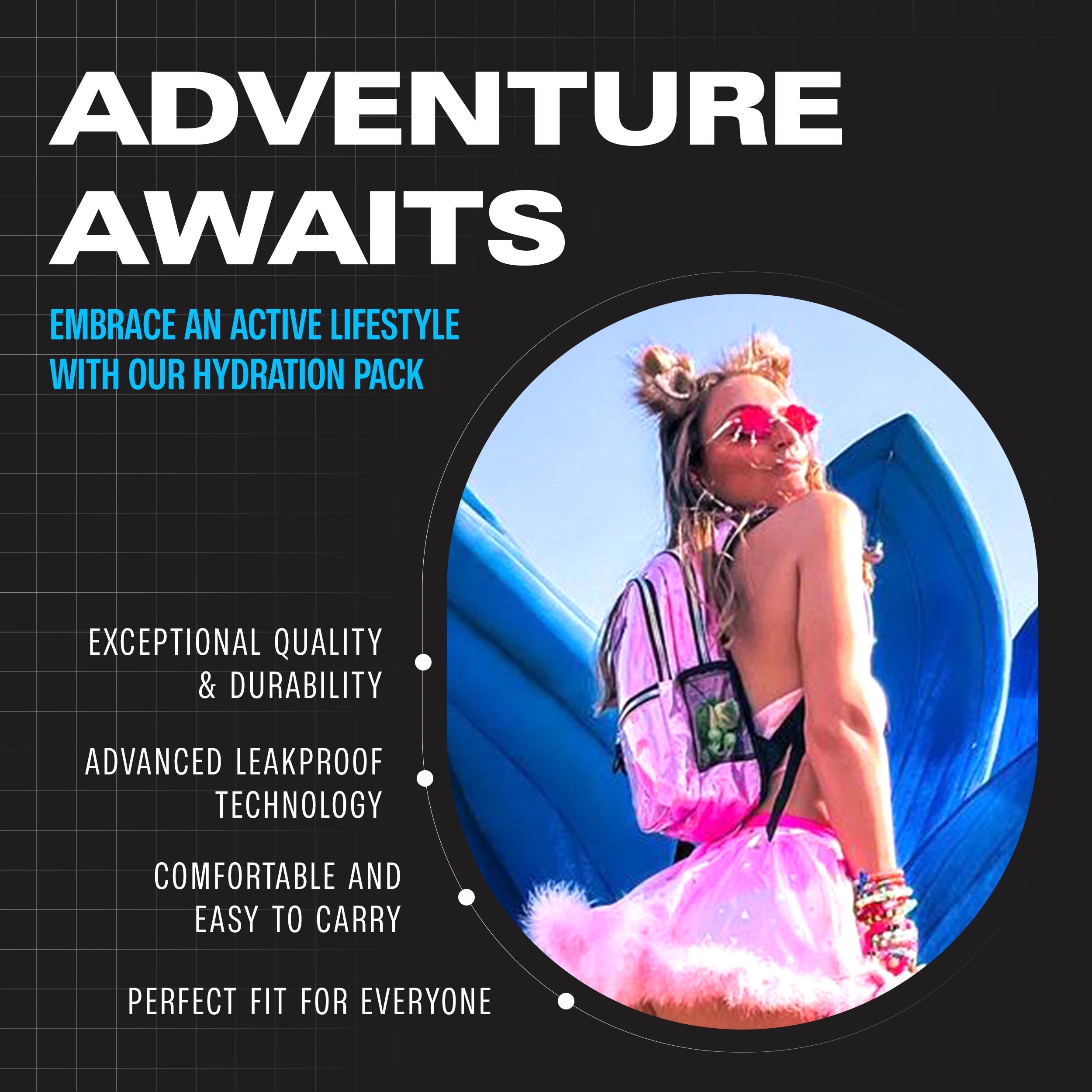 Hydration Pack Backpack (Medium) - OVERLANDERS Outfitter