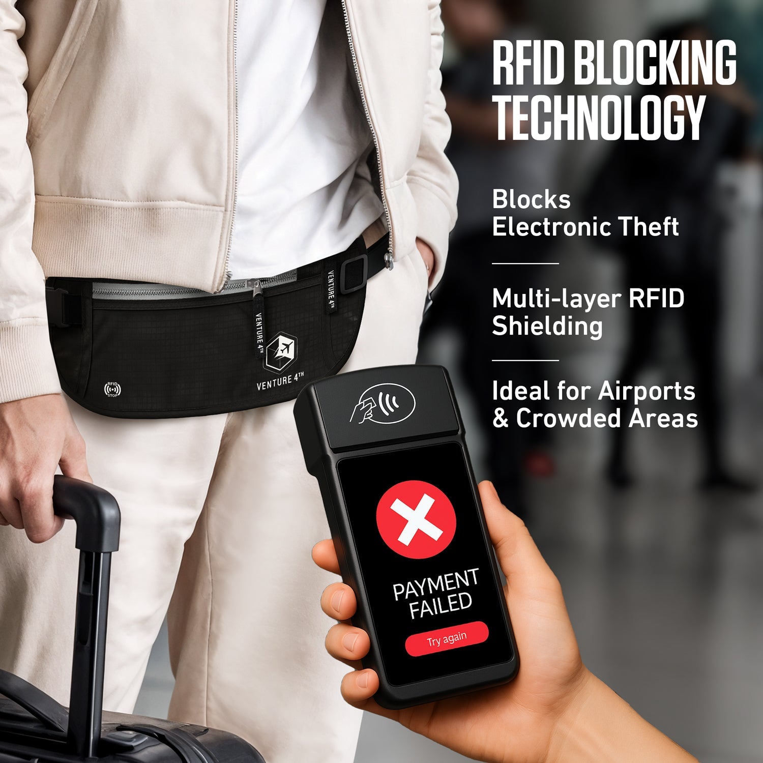 RFID Safe Money Belt - OVERLANDERS Outfitter