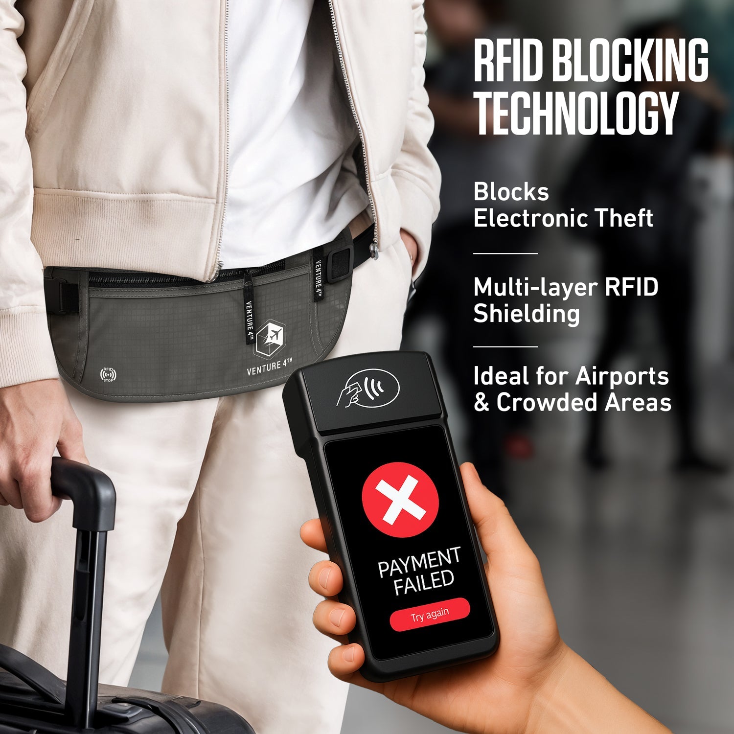 RFID Safe Money Belt - OVERLANDERS Outfitter