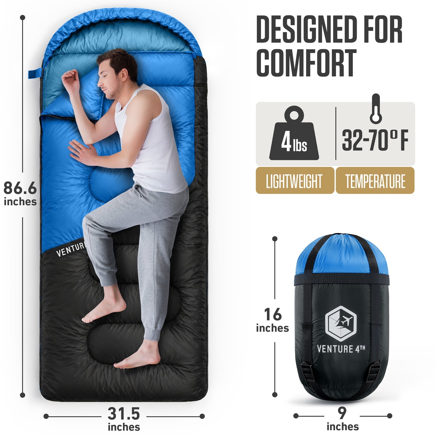 3-Season Sleeping Bag - OVERLANDERS Outfitter