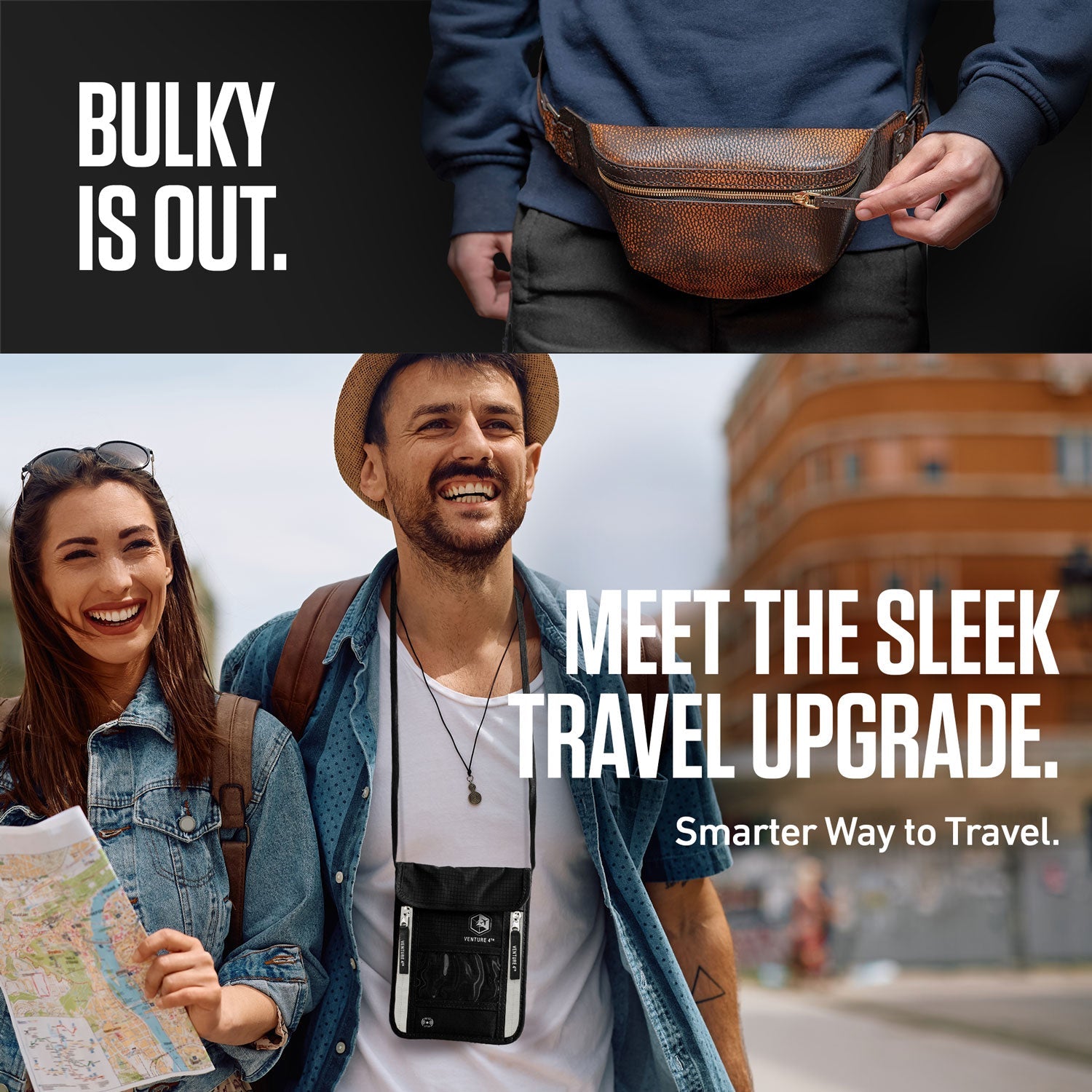 RFID Neck Pouch - OVERLANDERS Outfitter