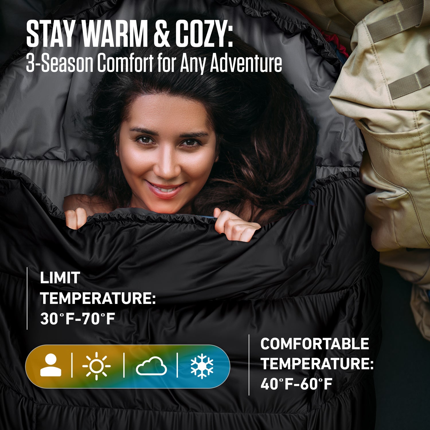 XXL Sleeping Bag for Big and Tall Campers - OVERLANDERS Outfitter