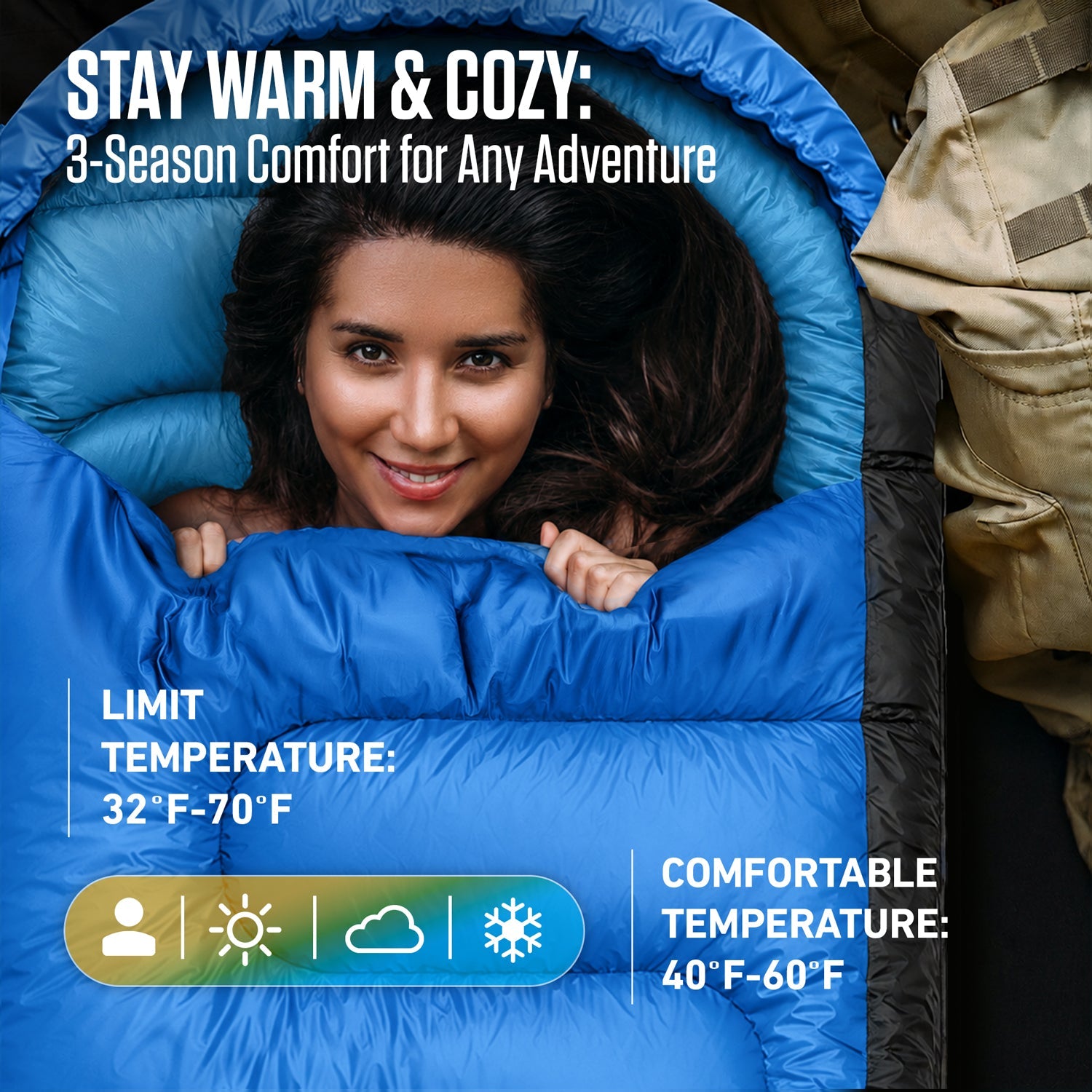 3-Season Sleeping Bag - OVERLANDERS Outfitter