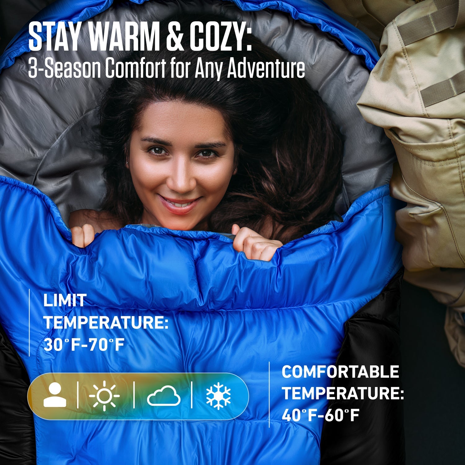 XXL Sleeping Bag for Big and Tall Campers - OVERLANDERS Outfitter
