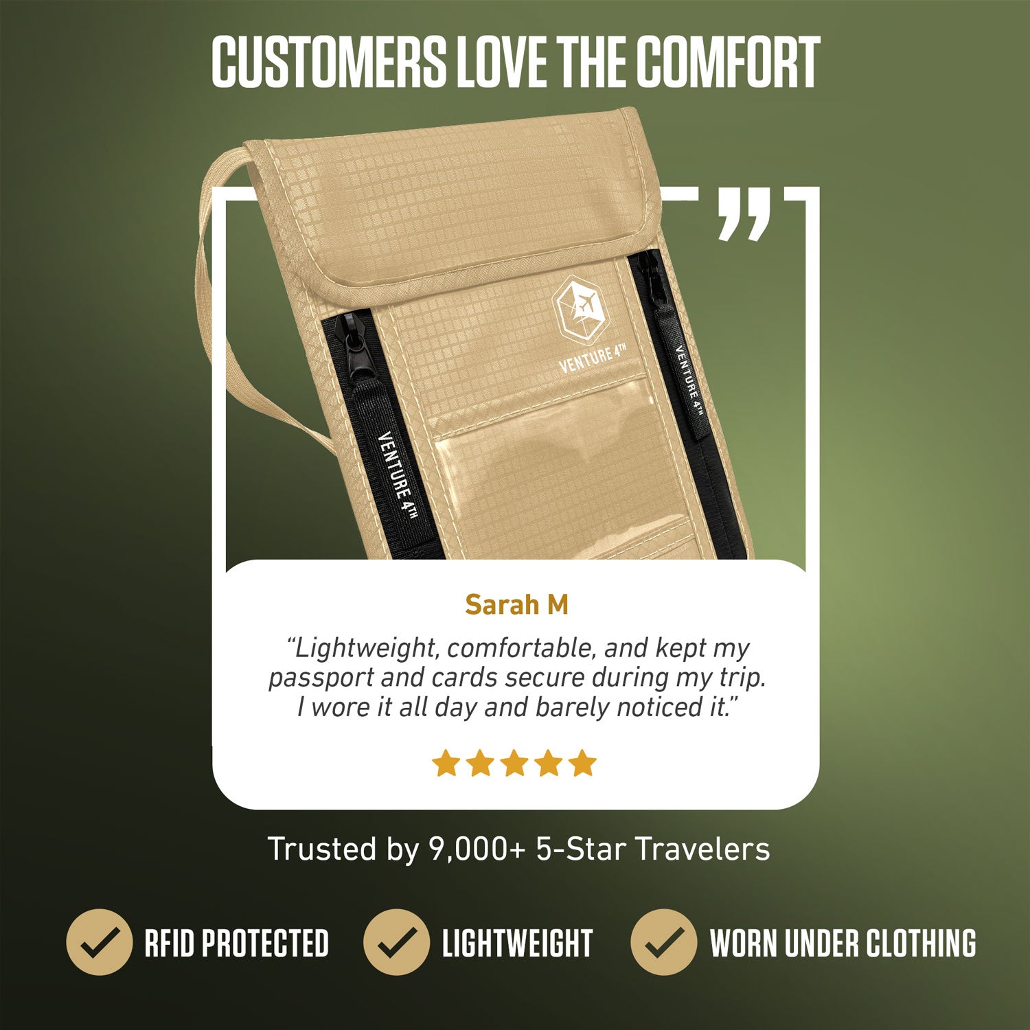 RFID Neck Pouch - OVERLANDERS Outfitter