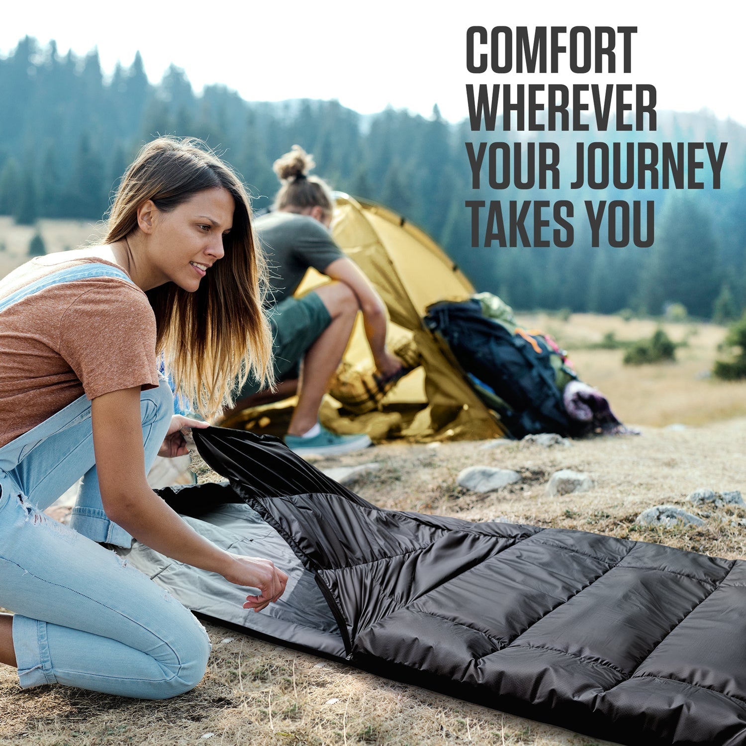 XXL Sleeping Bag for Big and Tall Campers - OVERLANDERS Outfitter