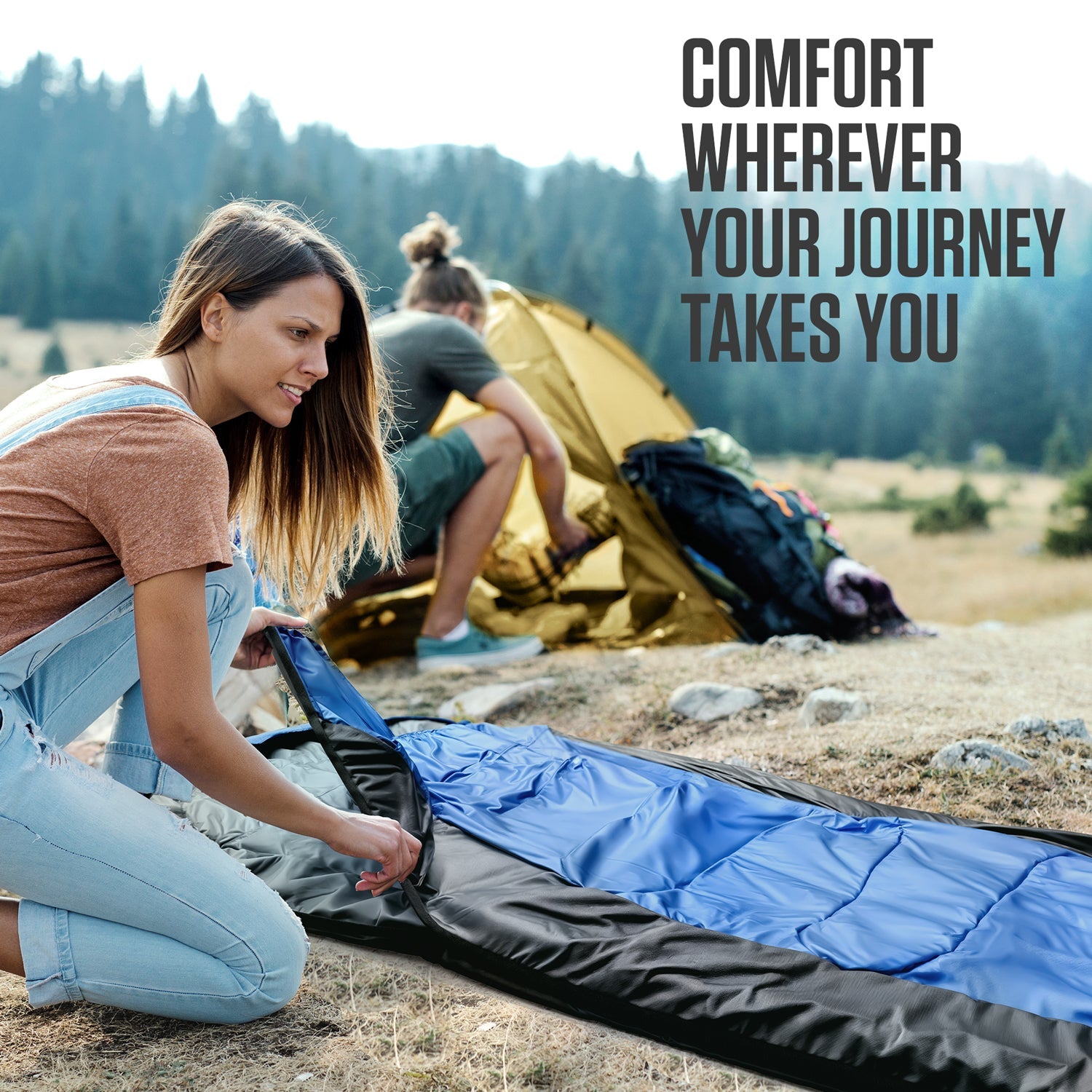 XXL Sleeping Bag for Big and Tall Campers - OVERLANDERS Outfitter