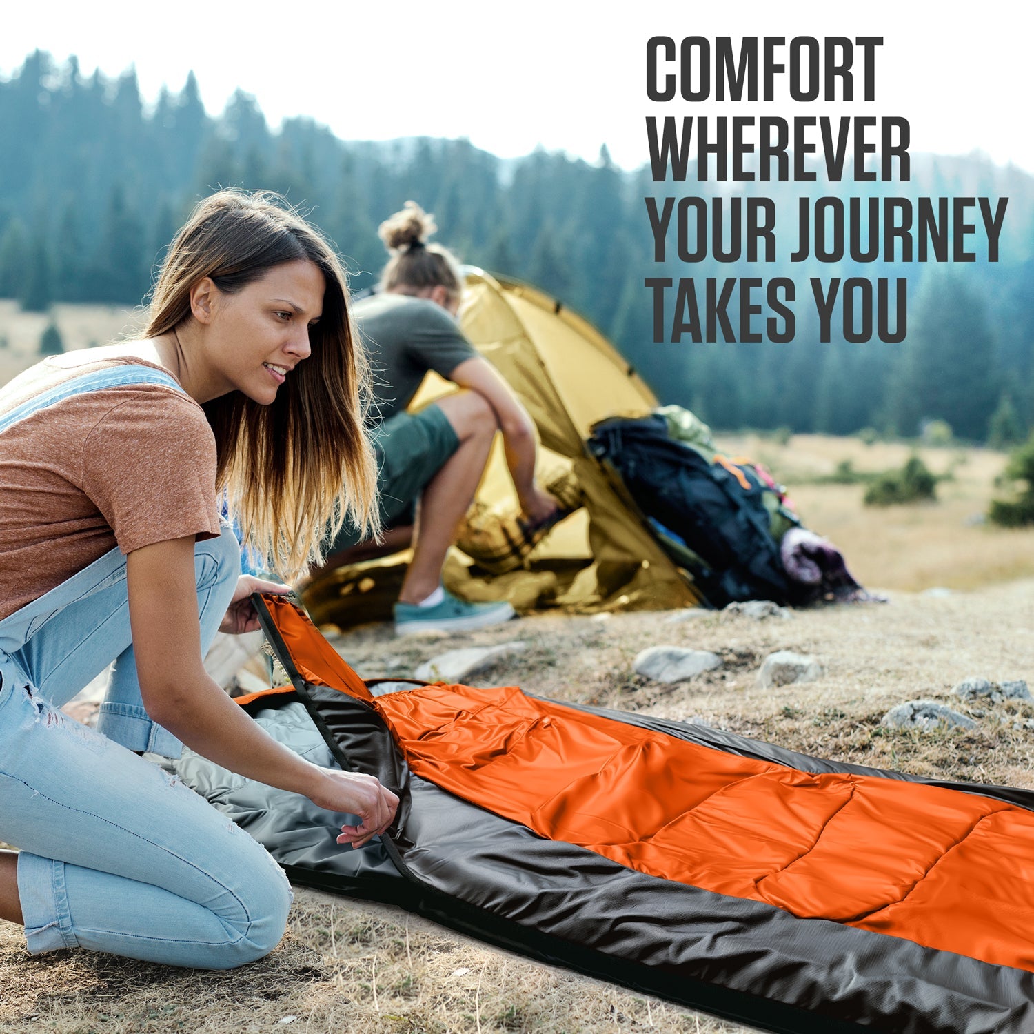 XXL Sleeping Bag for Big and Tall Campers - OVERLANDERS Outfitter