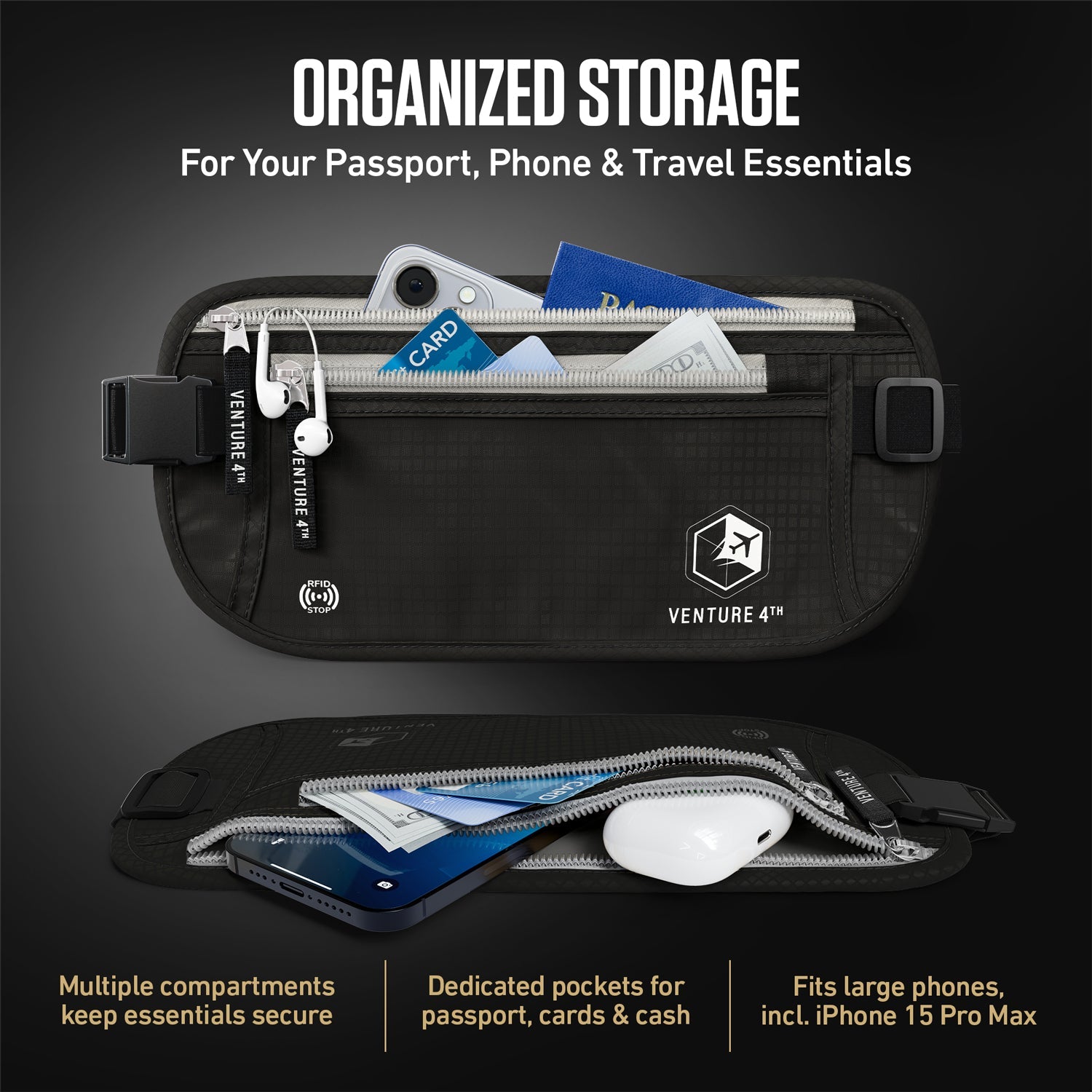 RFID Safe Money Belt - OVERLANDERS Outfitter