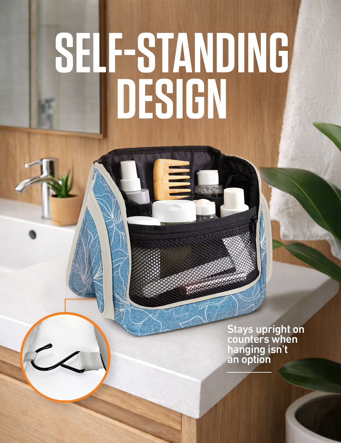 Hanging Travel Toiletry Bag - OVERLANDERS Outfitter
