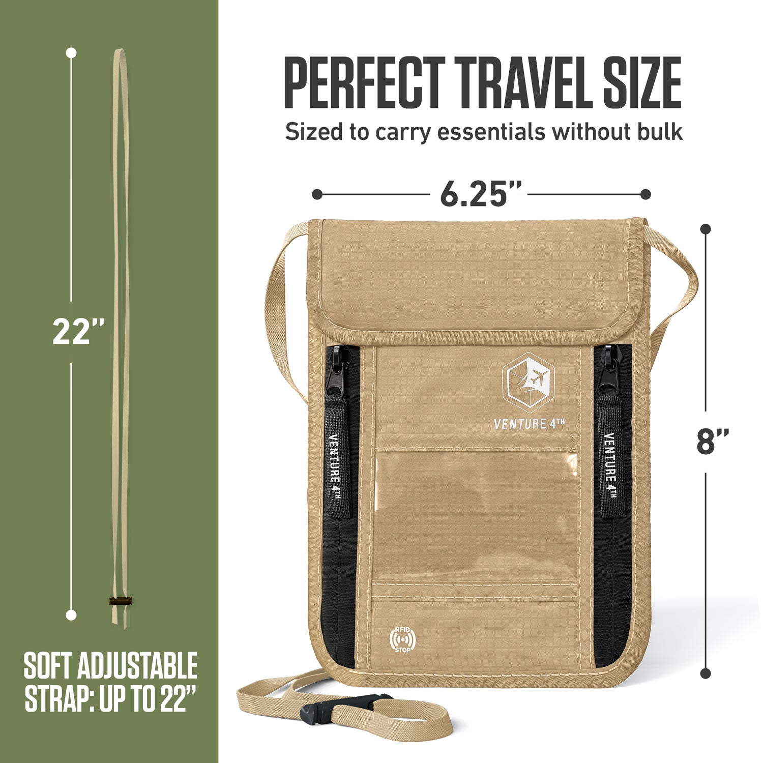RFID Neck Pouch - OVERLANDERS Outfitter