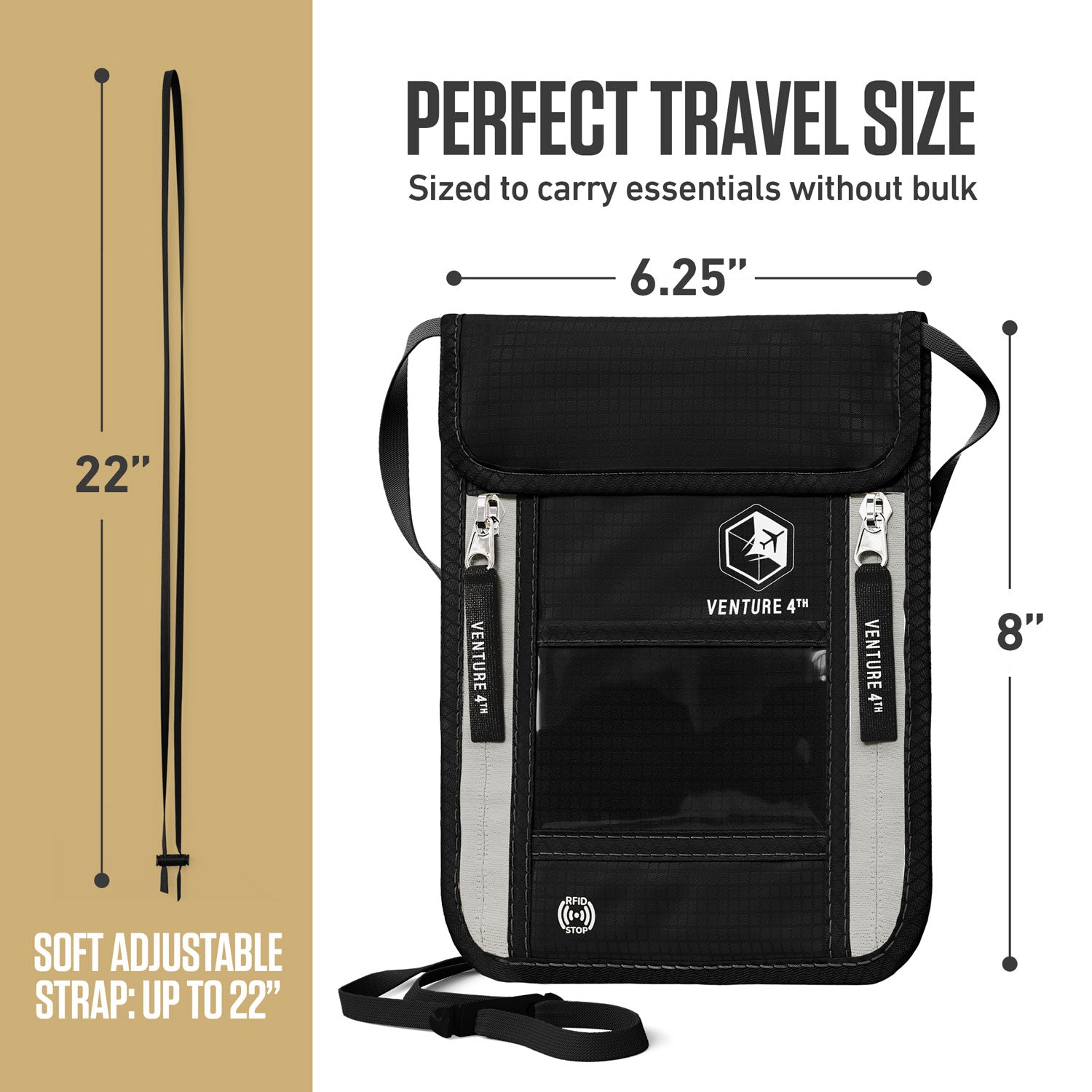 RFID Neck Pouch - OVERLANDERS Outfitter
