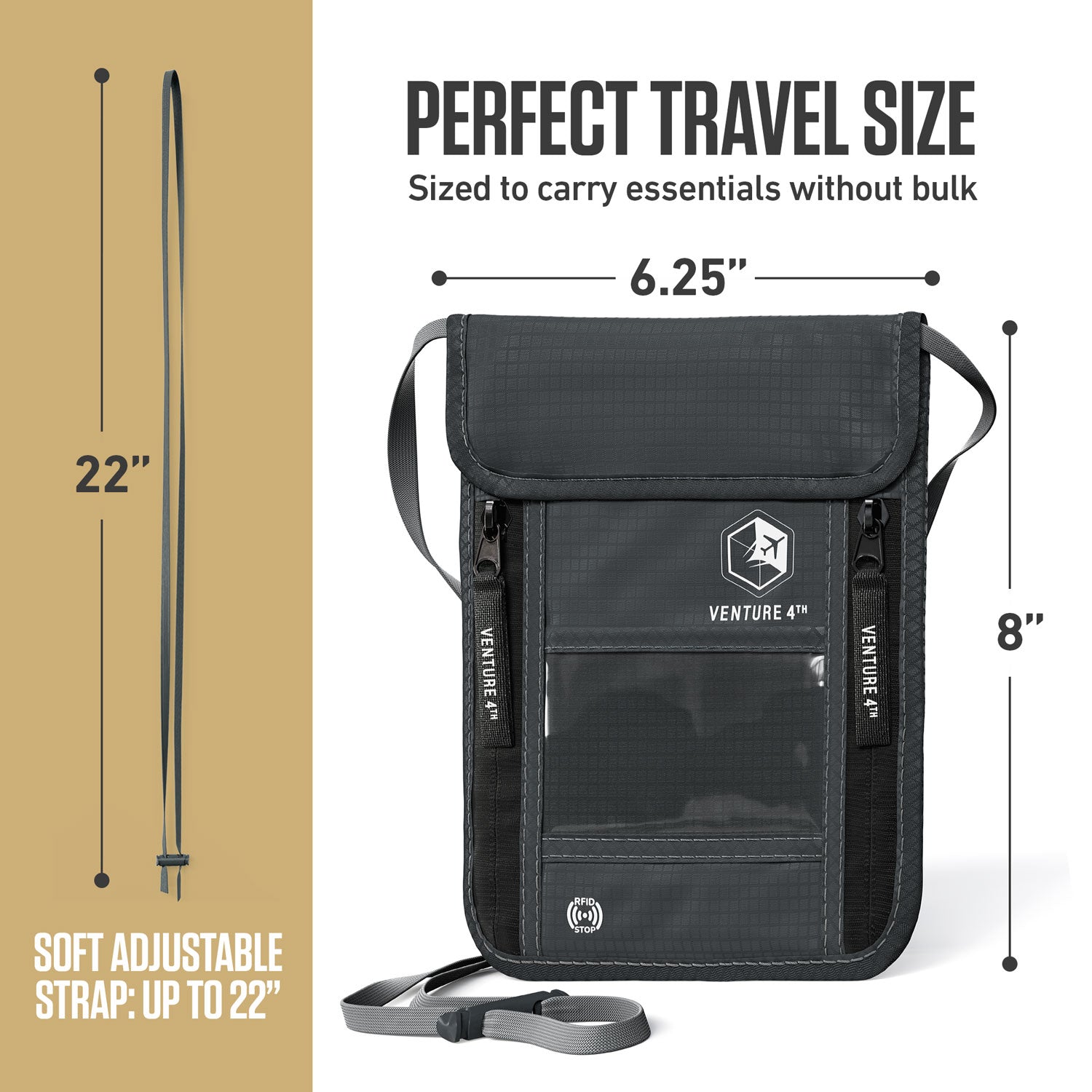RFID Neck Pouch - OVERLANDERS Outfitter