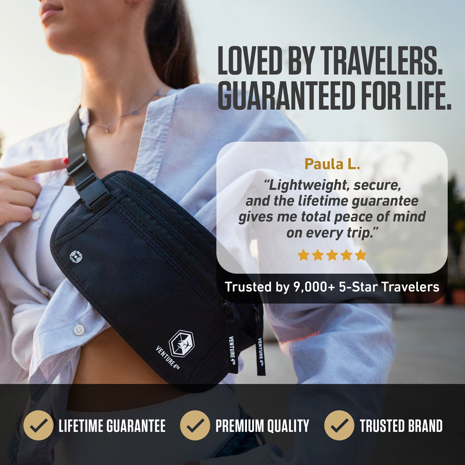RFID Safe Money Belt - OVERLANDERS Outfitter
