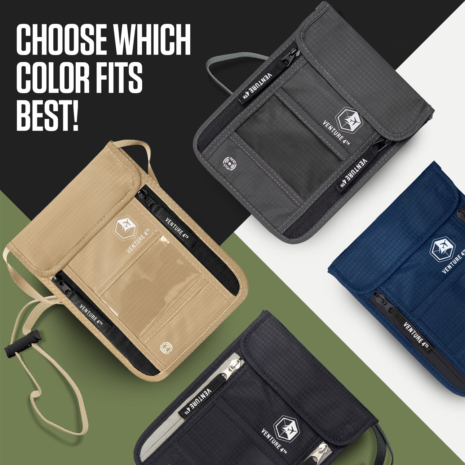 RFID Neck Pouch - OVERLANDERS Outfitter