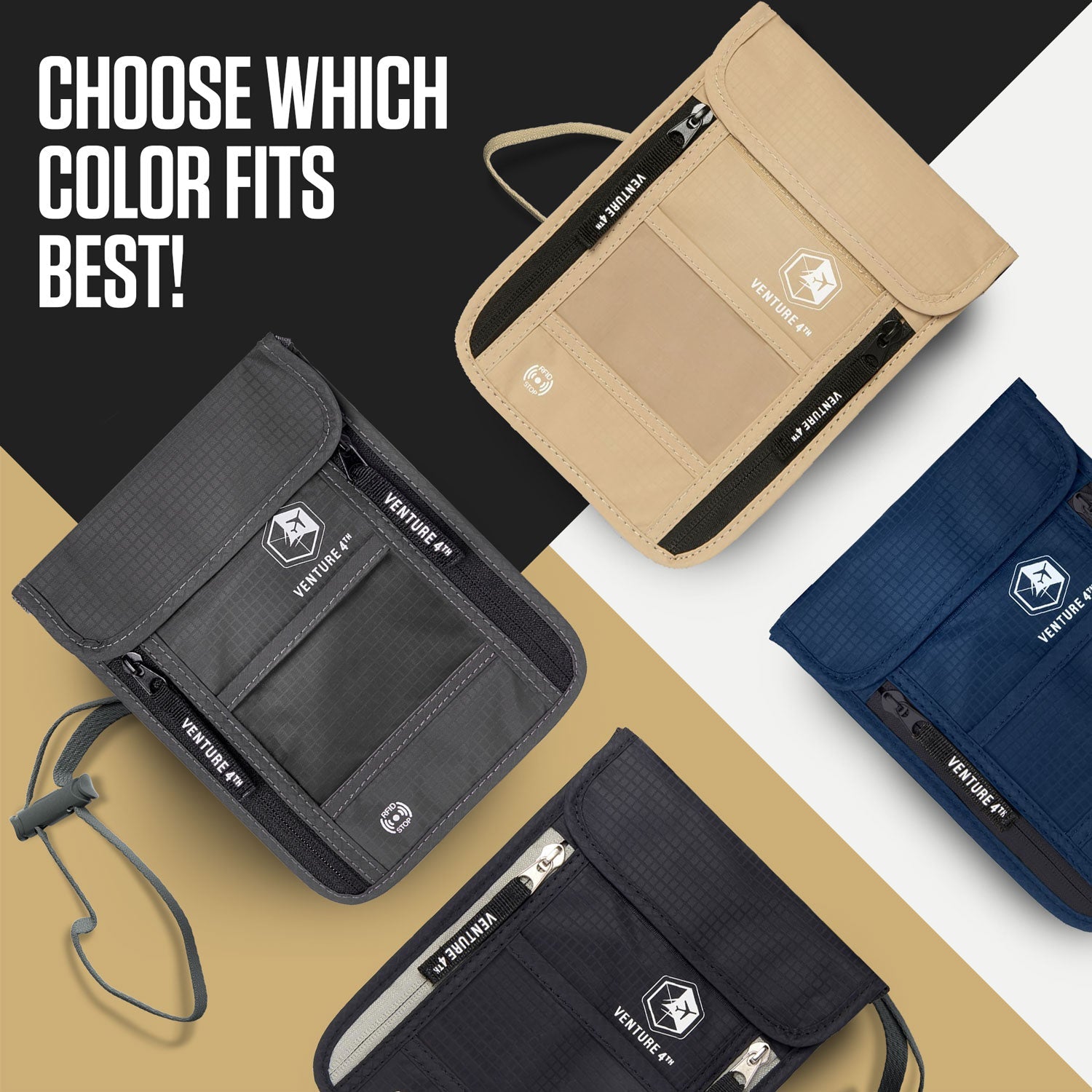 RFID Neck Pouch - OVERLANDERS Outfitter