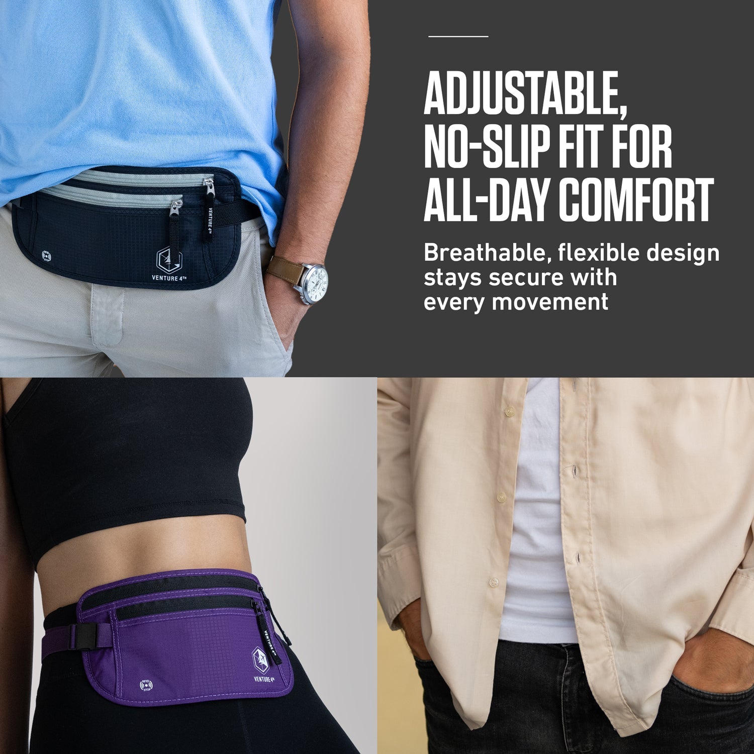 RFID Safe Money Belt - OVERLANDERS Outfitter