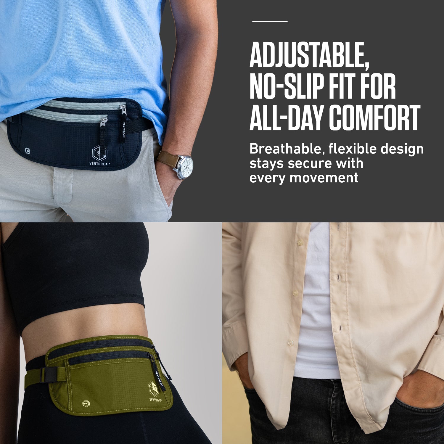 RFID Safe Money Belt - OVERLANDERS Outfitter