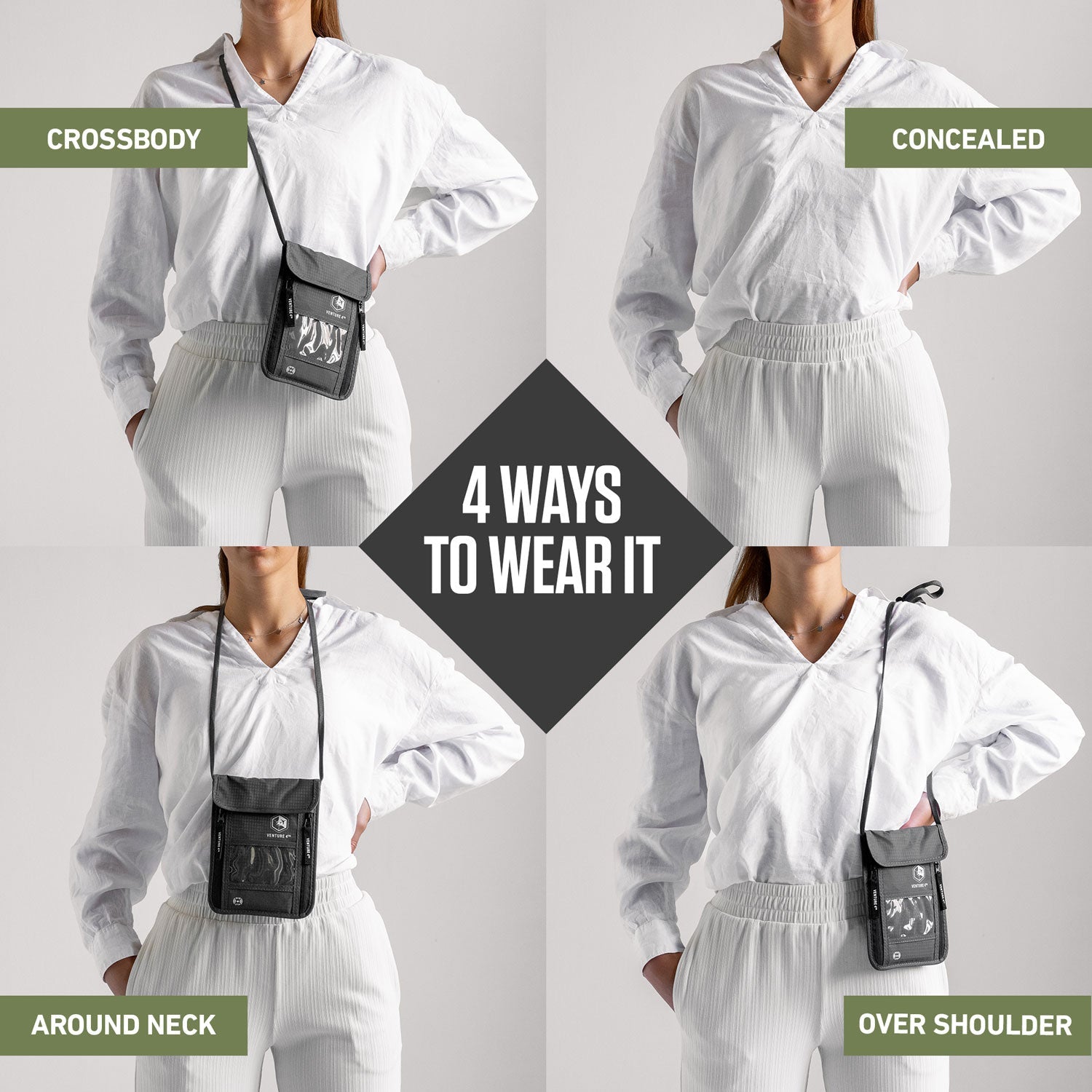 RFID Neck Pouch - OVERLANDERS Outfitter