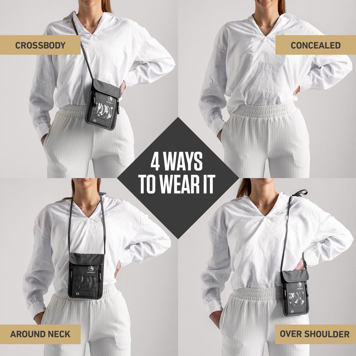 RFID Neck Pouch - OVERLANDERS Outfitter