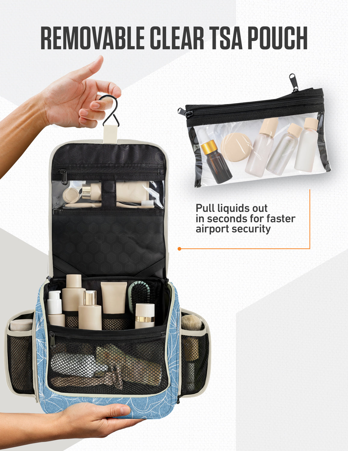 Hanging Travel Toiletry Bag - OVERLANDERS Outfitter