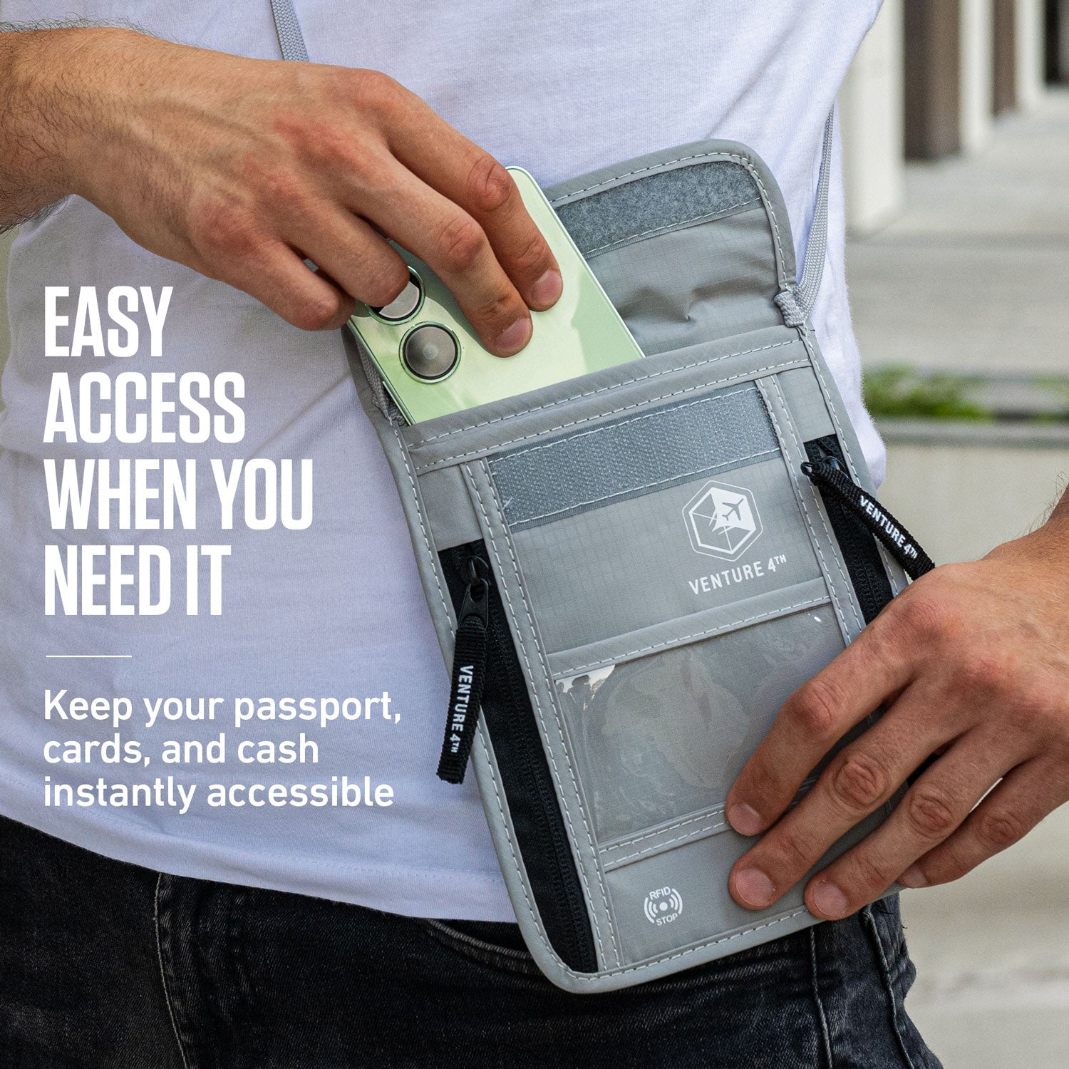 RFID Neck Pouch - OVERLANDERS Outfitter