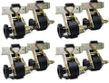 Contractor ladder rack ratchet straps, 8-pack from RatchetStrap.Com, showing durable straps with locking ratchets for secure transport.