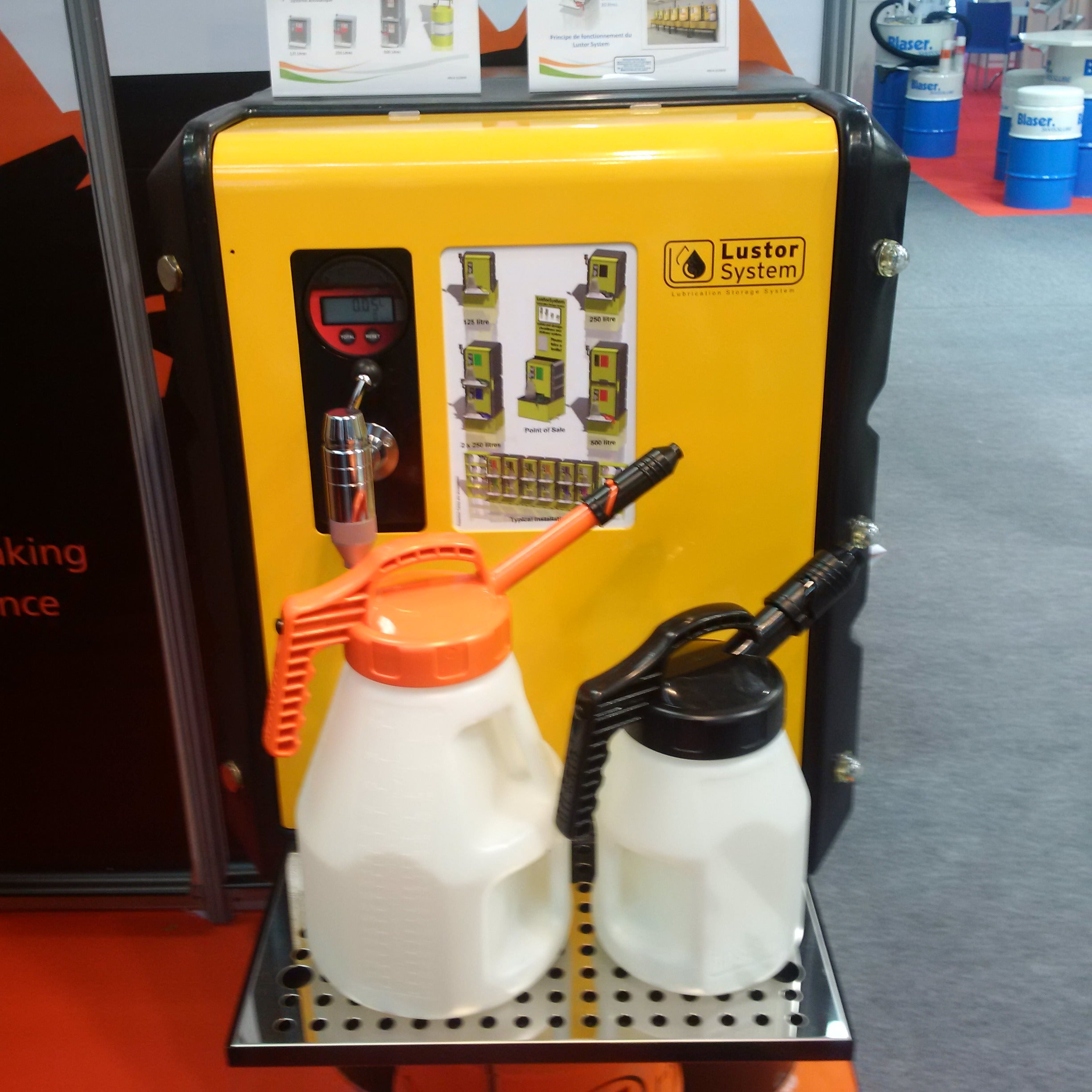 OilSafe Mini Stretch Spout lid by DRIVEN for low-flow oil transfer, featuring a small fluid spout for precise oil pouring.
