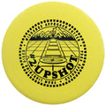 Lightning Sure Grip #2 Upshot Putter golf disc from Lightning Golf Discs, showing the disc's design and grip texture.