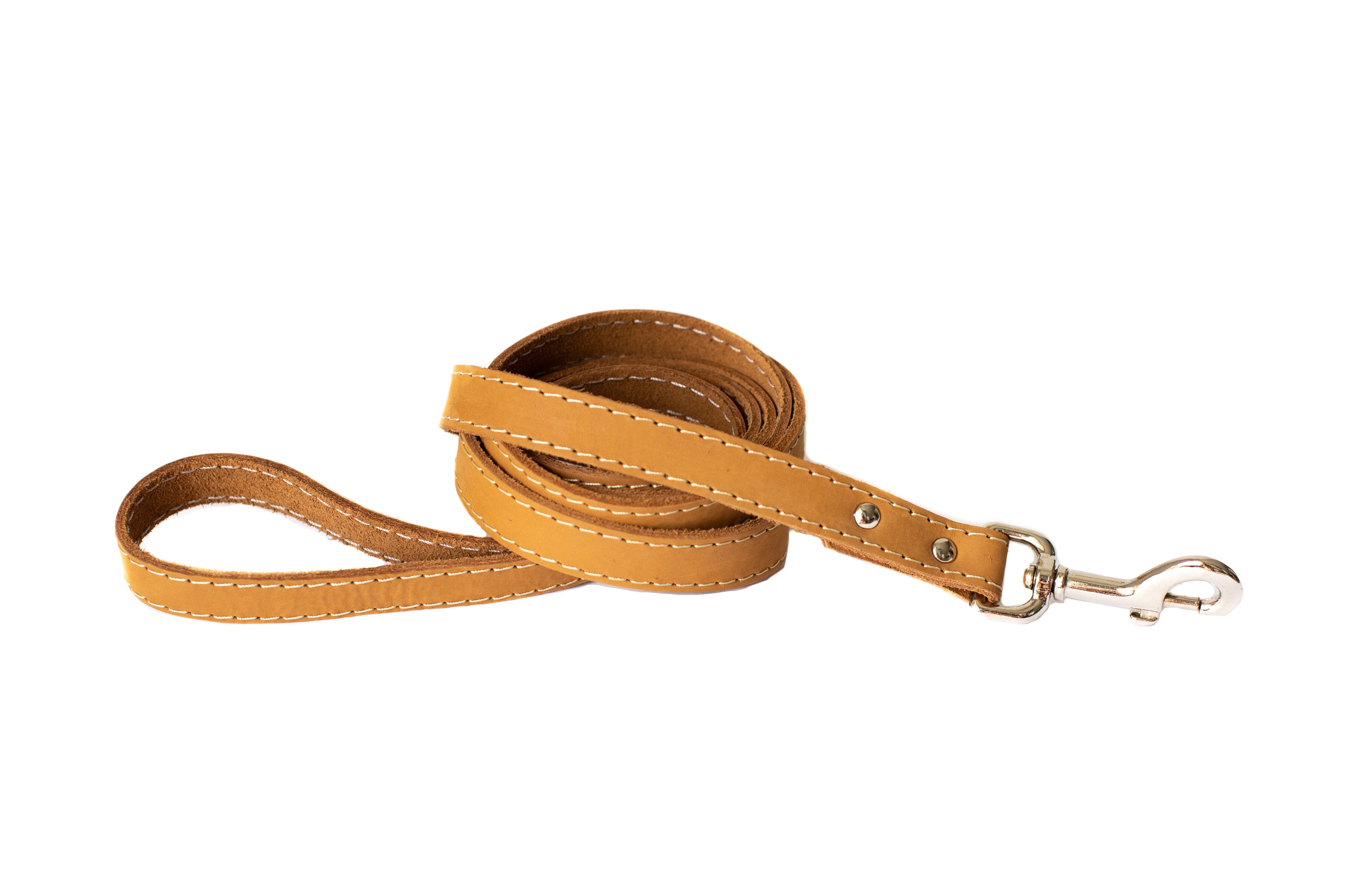 Pro Line Hunting Khaki Leather Leash - OVERLANDERS Outfitter