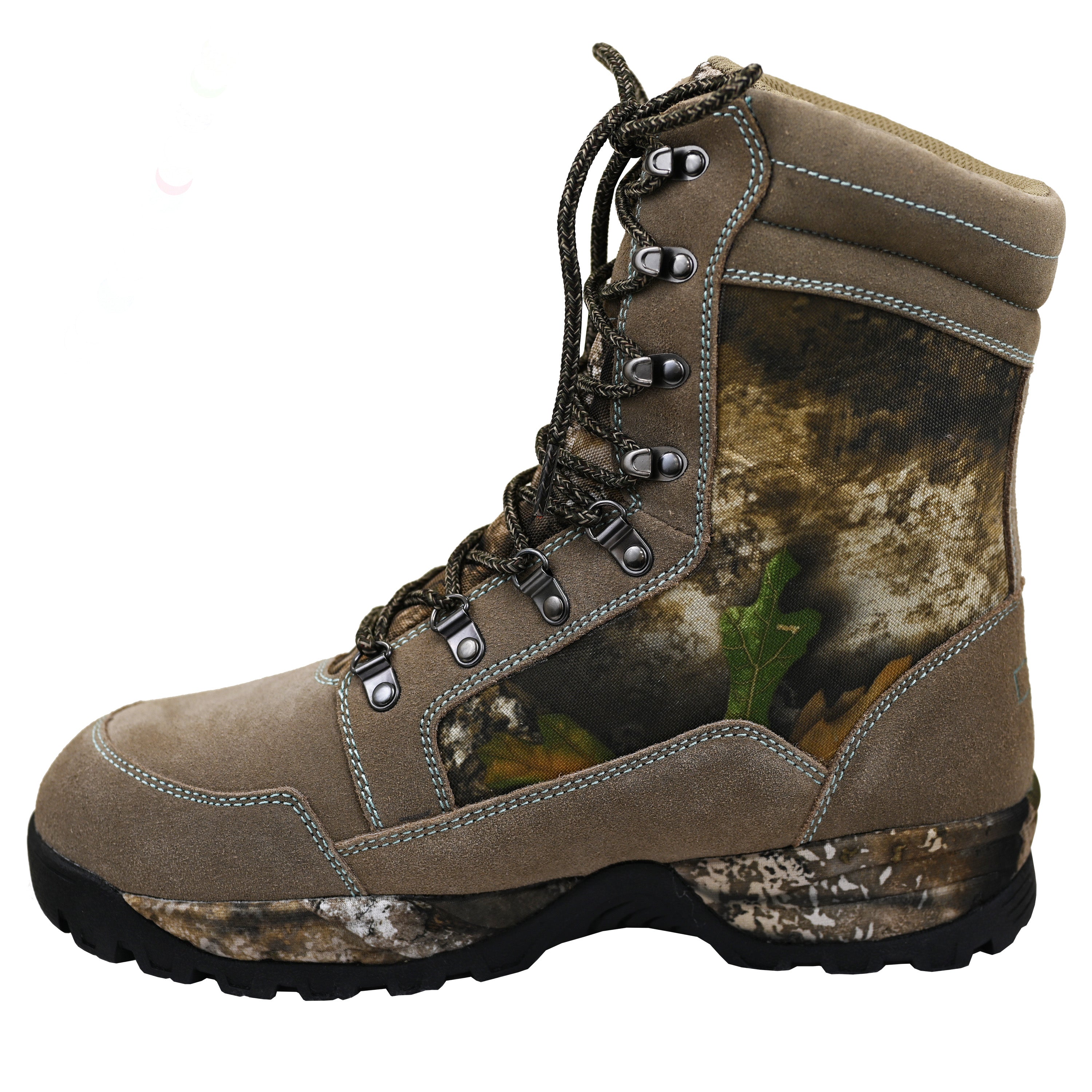 Left side view of DSG OUTERWEAR Lace Up Boot 2.0 with 1400 gram insulation, featuring lace-up design and durable outdoor footwear style.