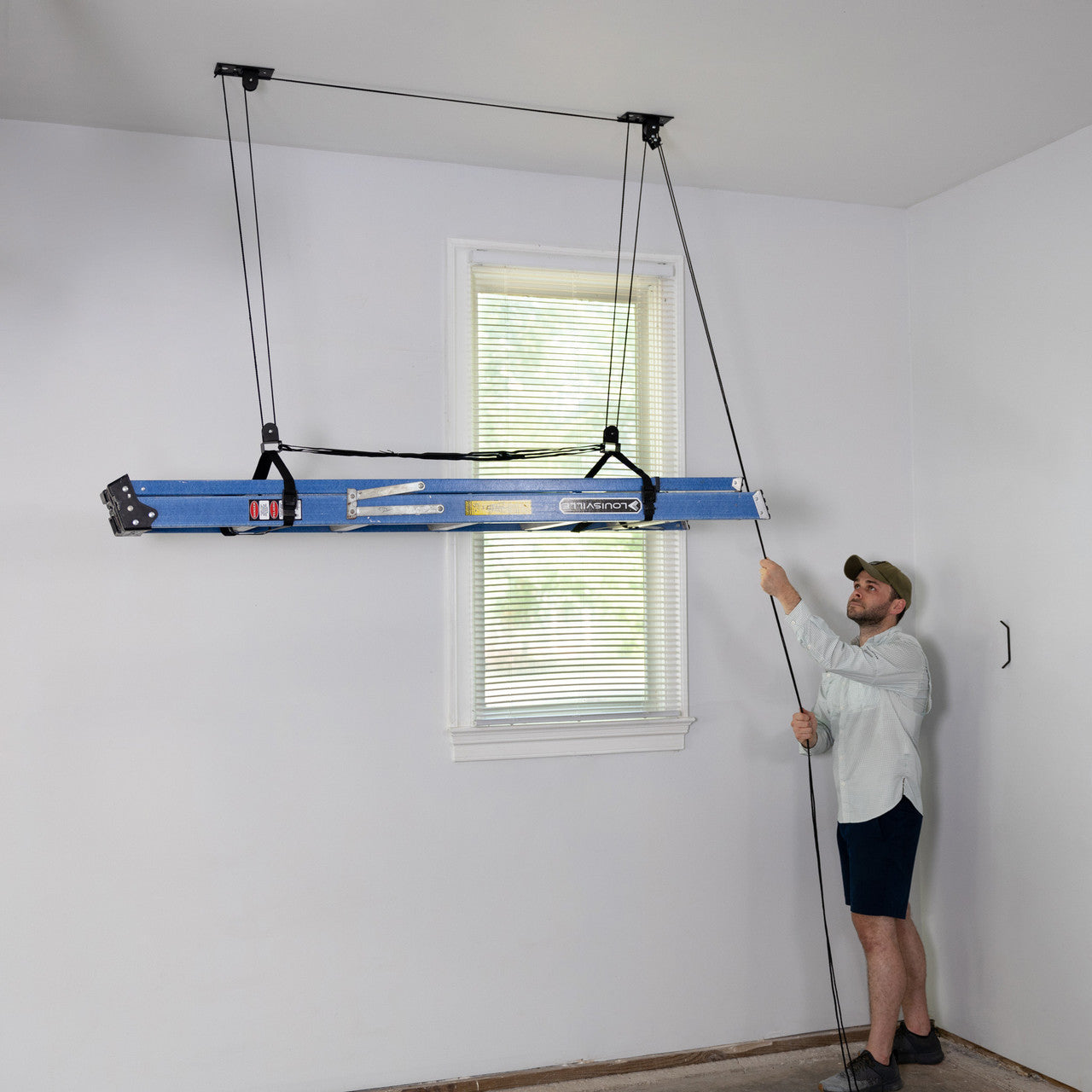 Ladder Hoist | Holds up to 150 lbs | Up to 14' Lift - OVERLANDERS Outfitter