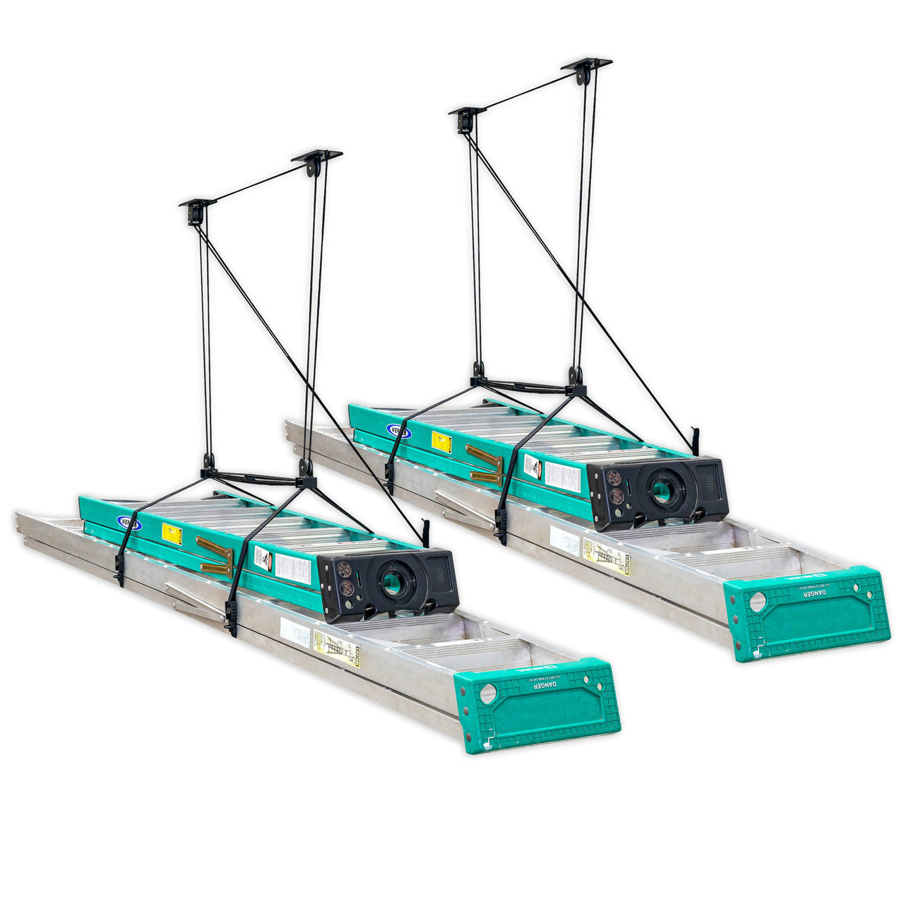 Ladder Hoist | Holds up to 150 lbs | Up to 14' Lift - OVERLANDERS Outfitter