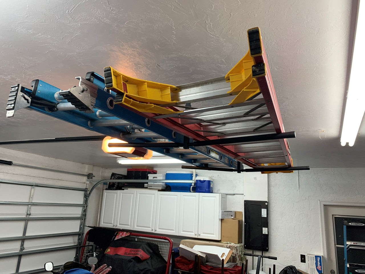 Hi-Port 2 | Adjustable Ceiling Storage Rack | Double | Holds 150 lbs - OVERLANDERS Outfitter