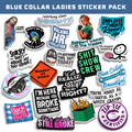 Ladies Blue Collar Sticker Pack - OVERLANDERS Outfitter