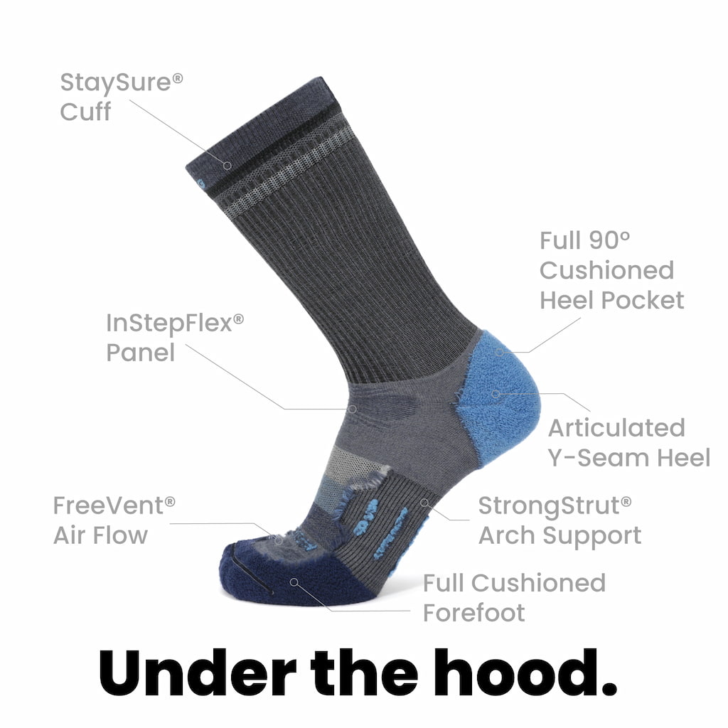 3 Pack Lake - Hike Crew Lightweight Merino Wool Sock - OVERLANDERS Outfitter