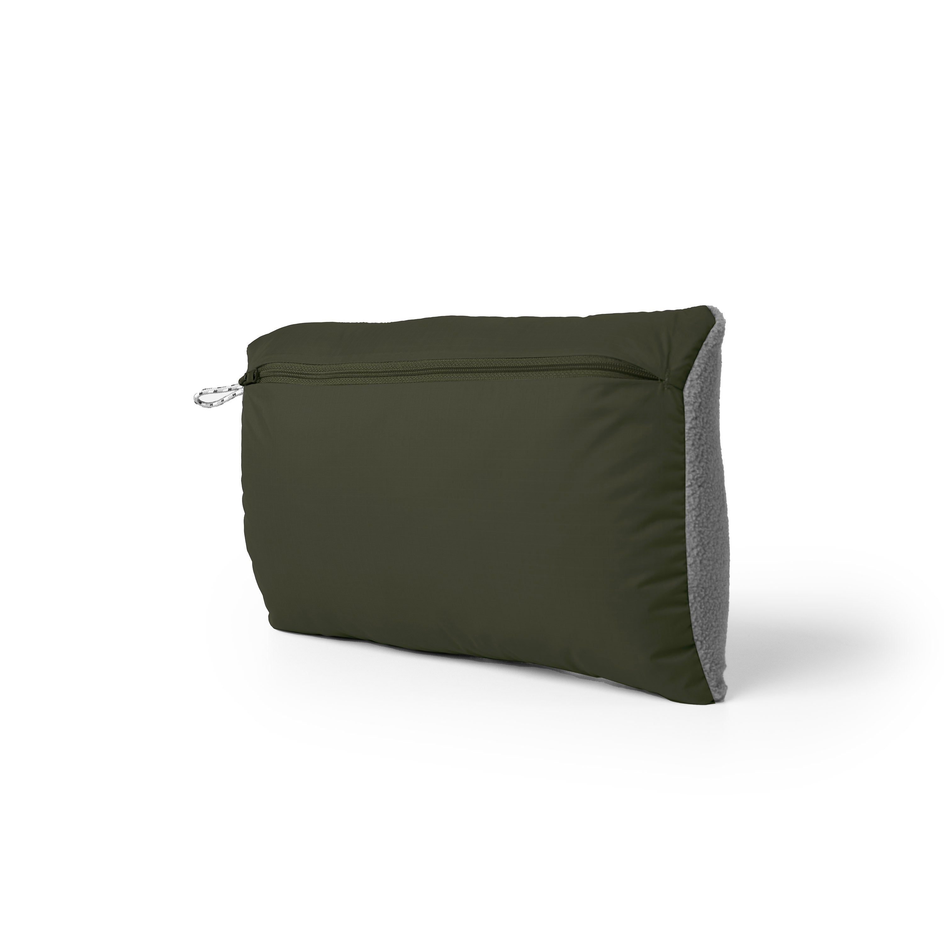 Gravel Layover™ Travel Blanket in Spruce color with pillow pocket design, soft and cozy for comfortable travel.