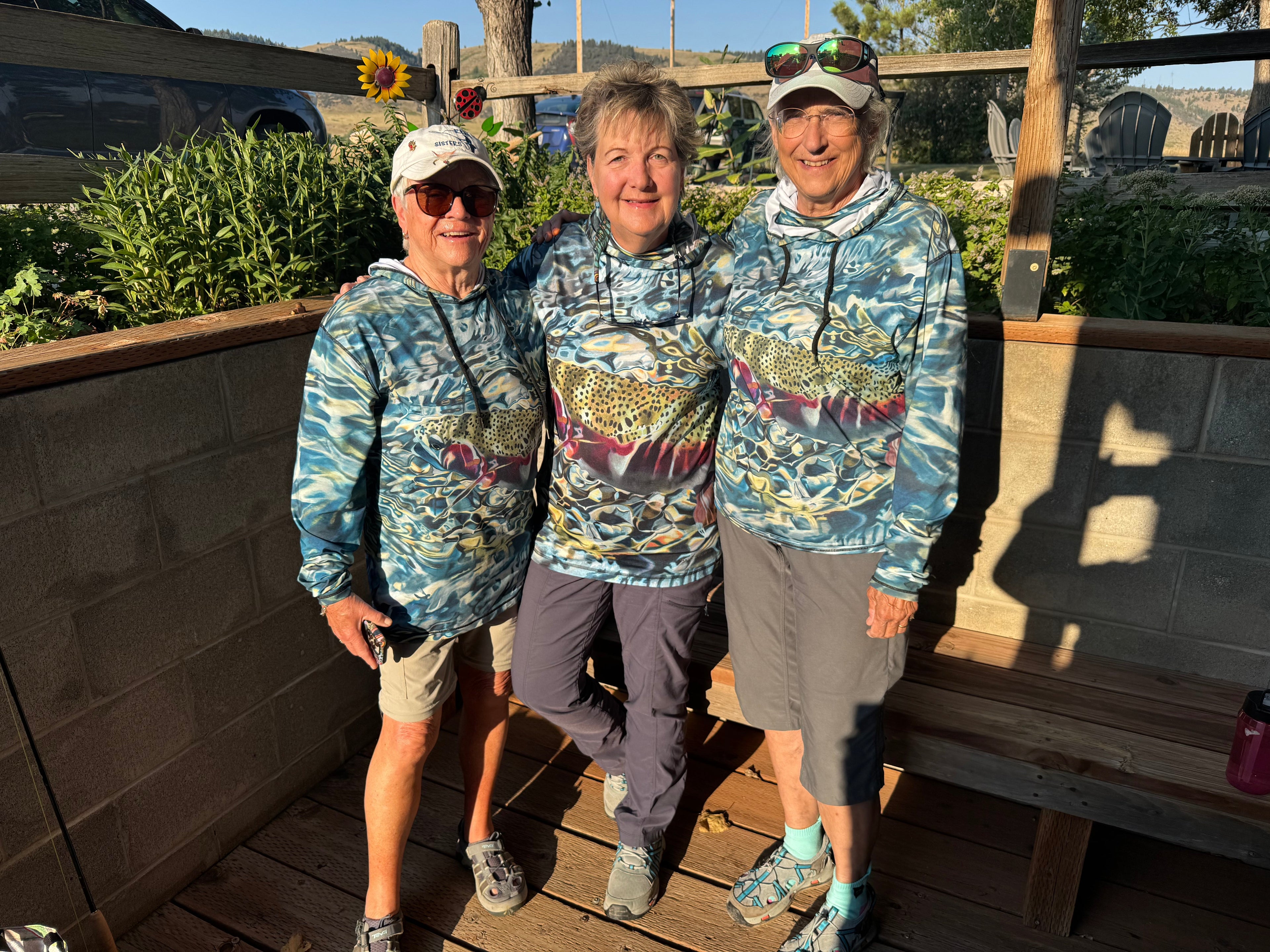 Tranquility Rainbow Trout Graphic Fishing Hoodie - OVERLANDERS Outfitter