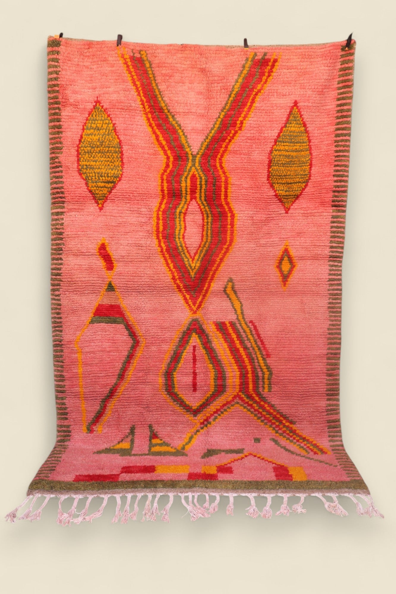 Limra Berber Rug – Pink Moroccan Wool Rug - We The Collective