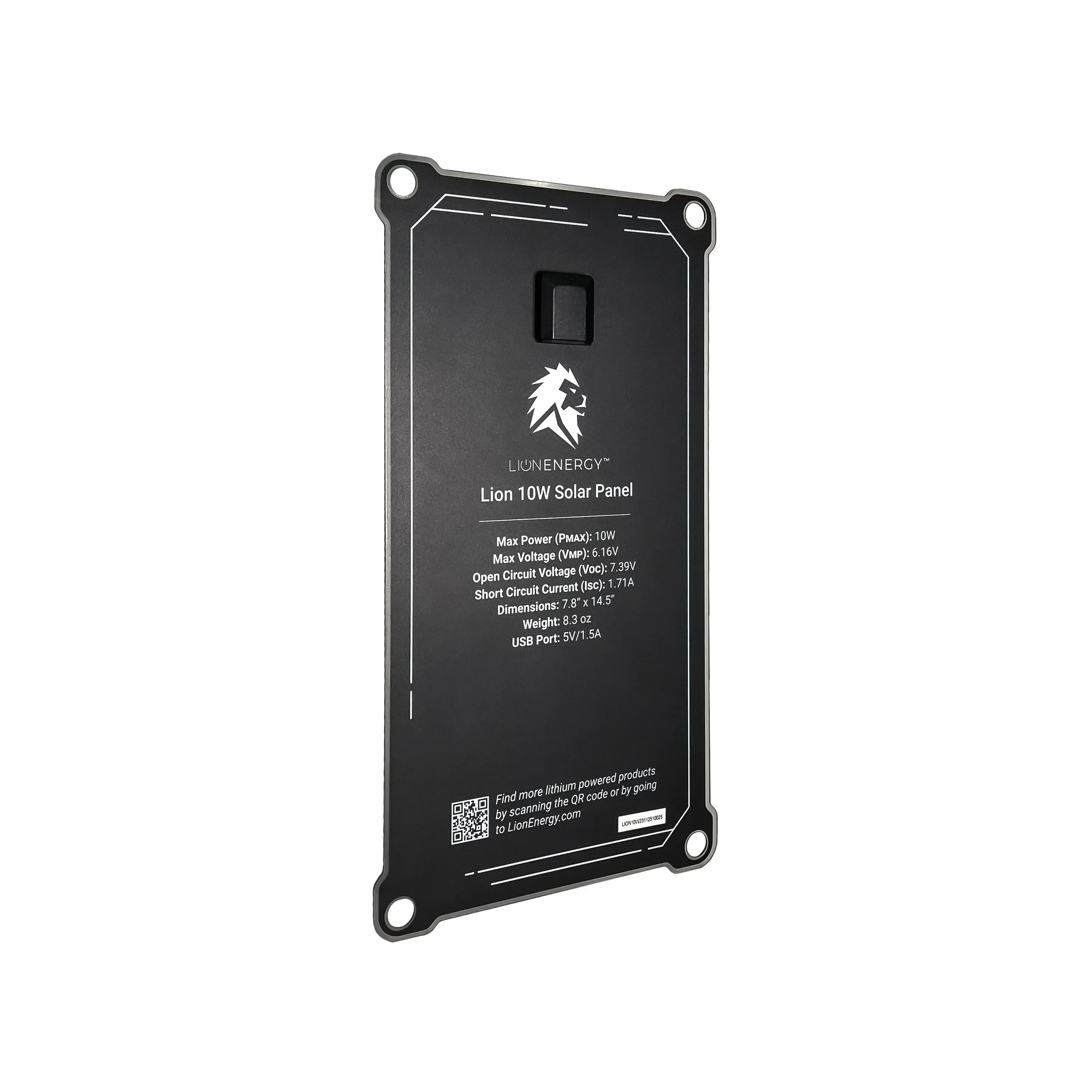 Lion Energy Morningside - 10W 6V Solar Panel (USB-A) - We The Collective