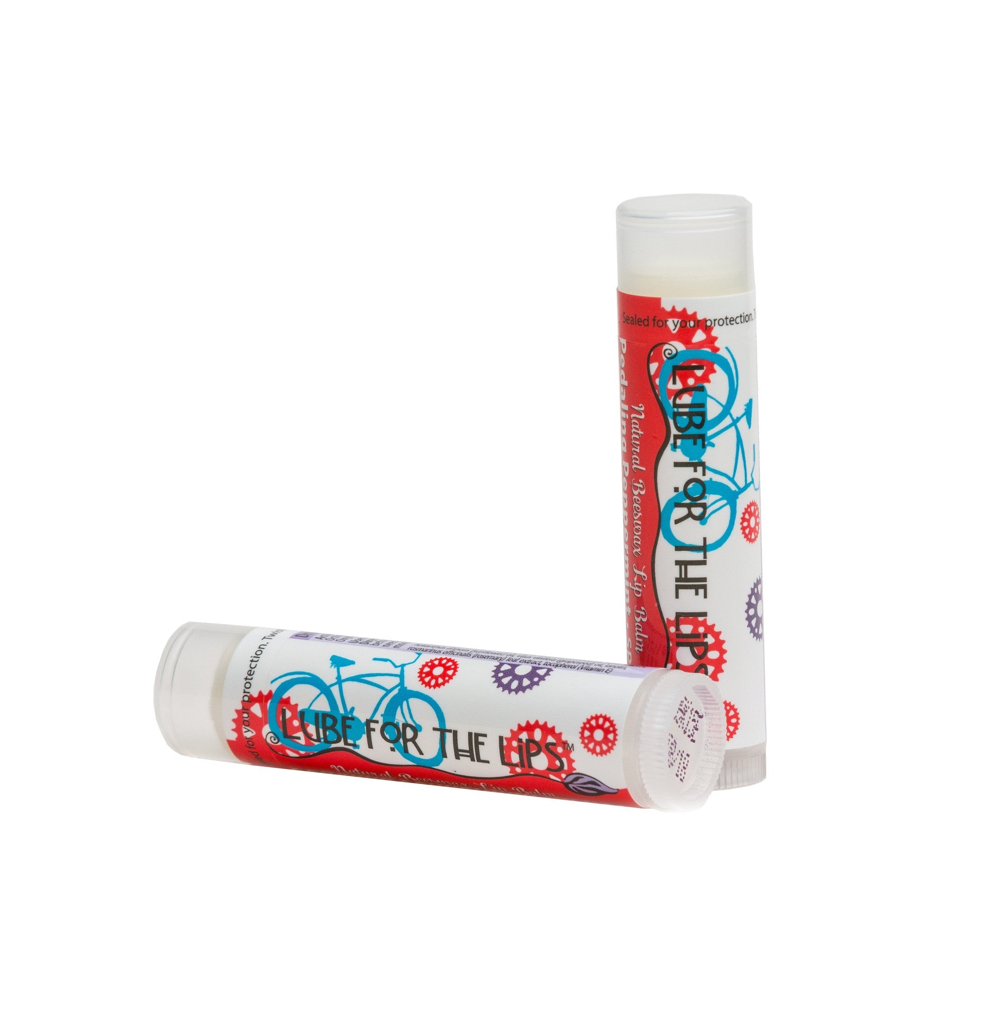 Essential Journeys Peppermint Lip Balm, SPF 15 lip lube for moisturizing and protecting lips with a refreshing peppermint scent.