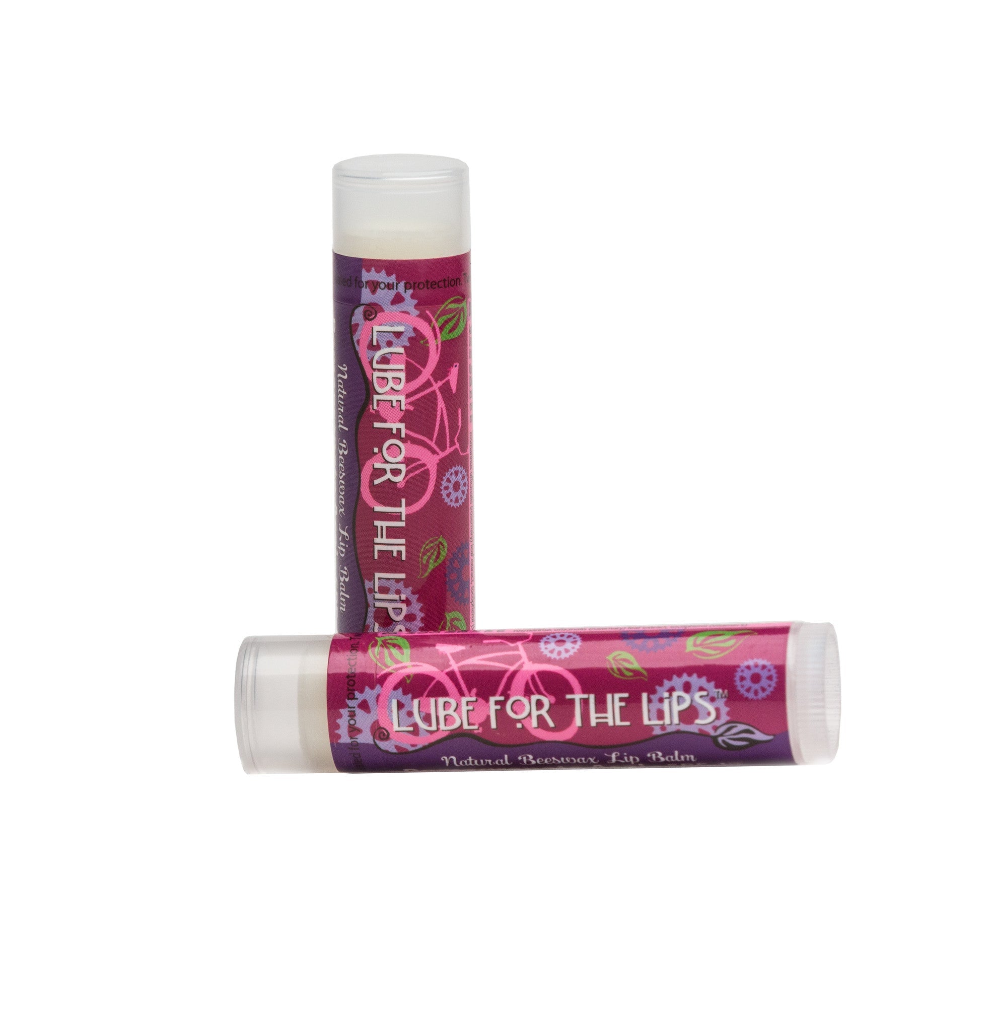 Essential Journeys Pomegranate Acai SPF 15 Lube for the Lips™ lip balm with pomegranate and acai ingredients, moisturizing and sun protection.