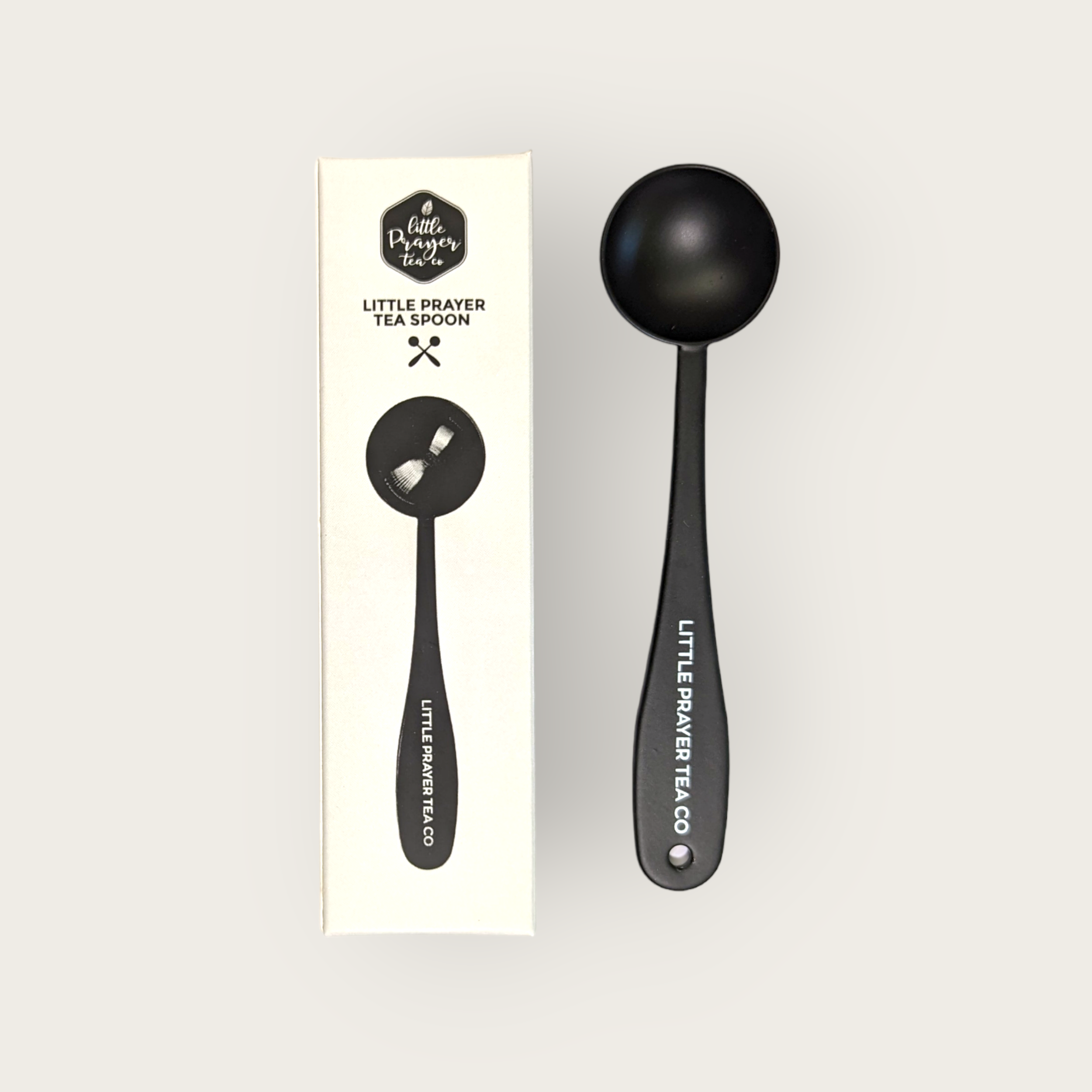 Little Prayer Tea Spoon, a delicate tea accessory featuring an elegant design, perfect for stirring your favorite tea blends.