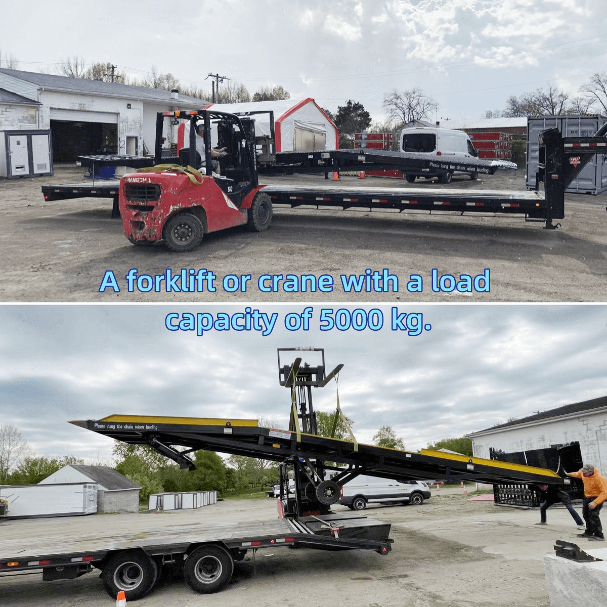 18,000 lb. Capacity Portable Loading Dock Ramps Yard Ramp - OVERLANDERS Outfitter
